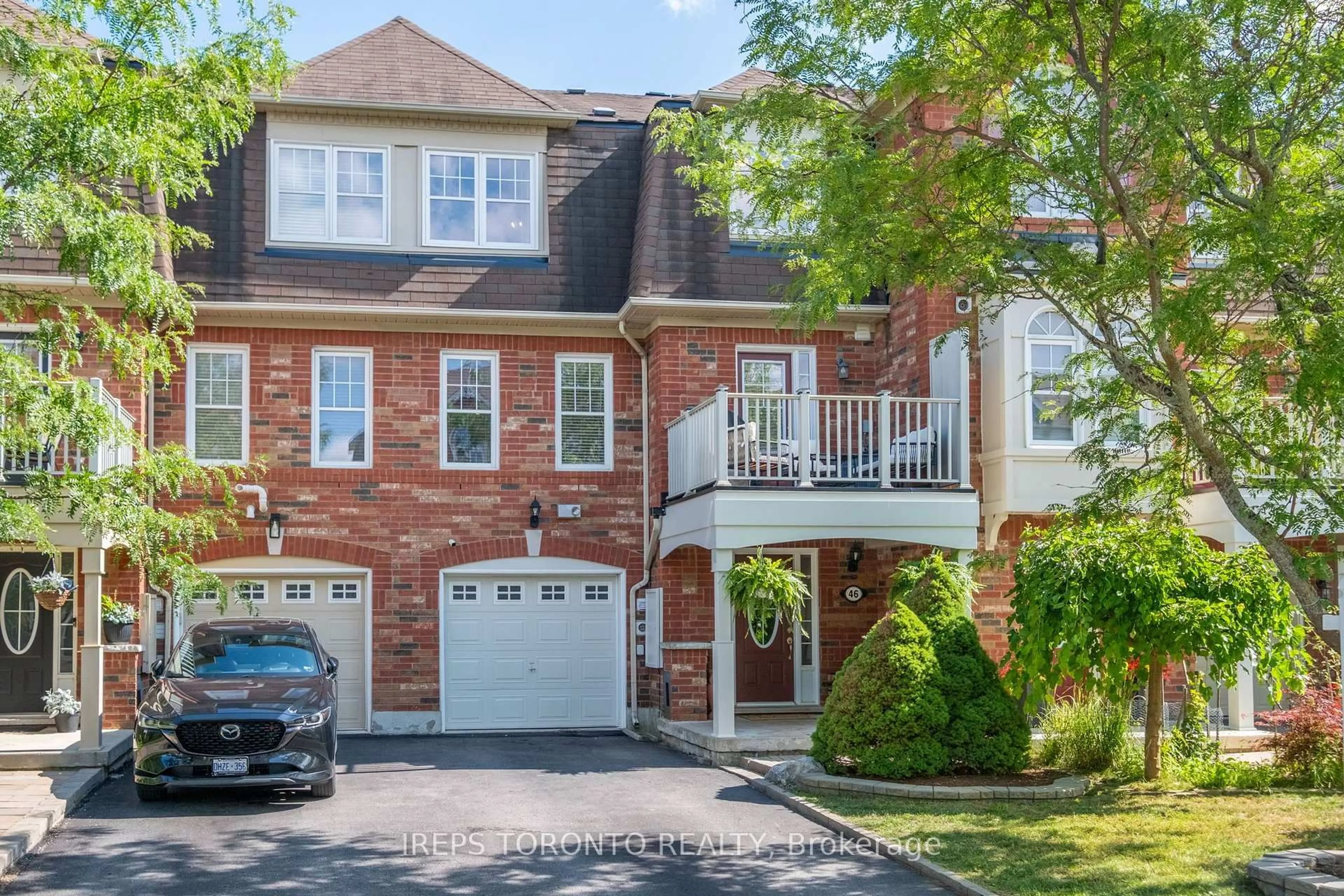 Home with brick exterior material, street for 46 Muston Lane, Whitchurch-Stouffville Ontario L4A 0P9