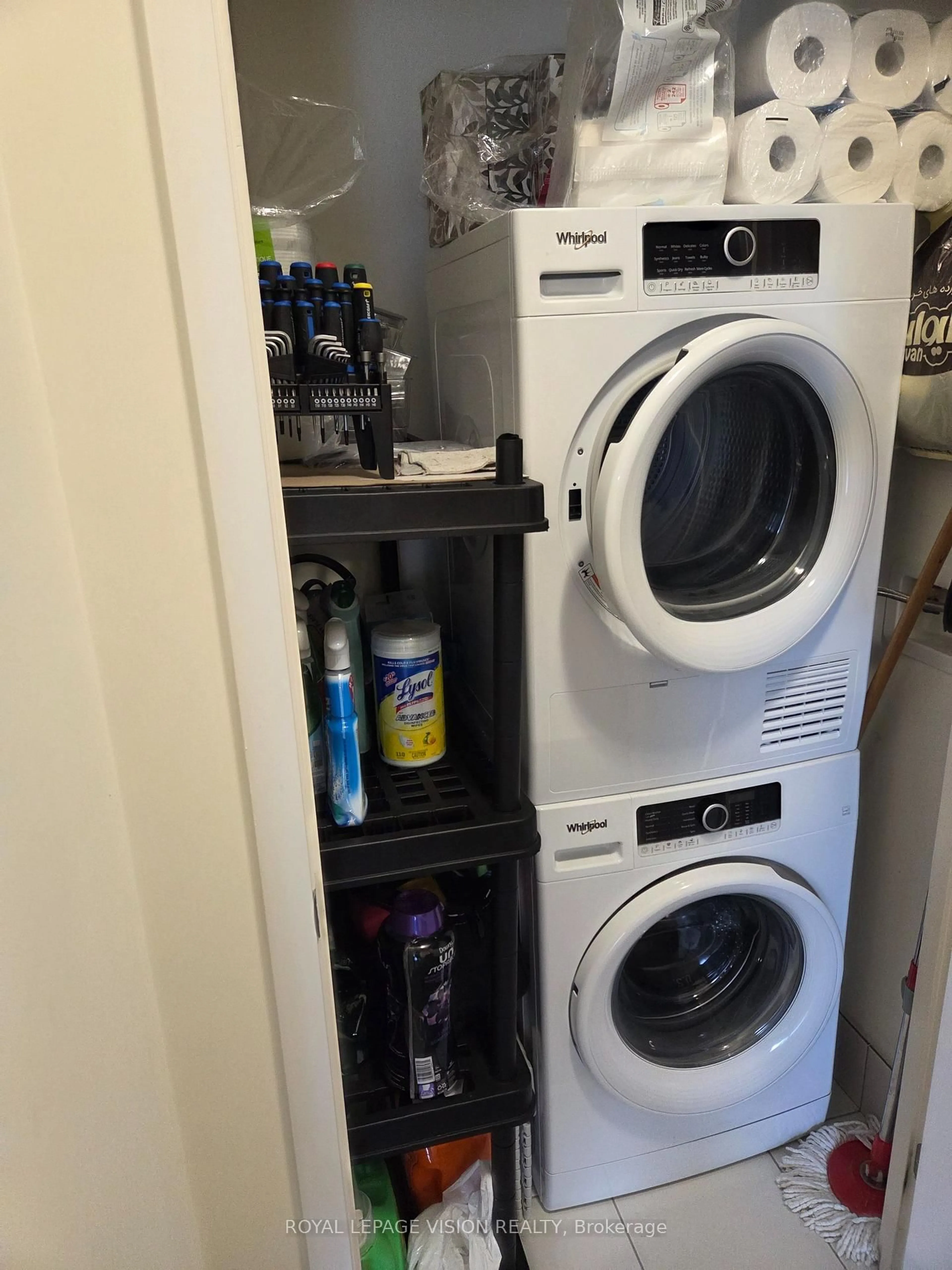 Laundry room for 6 David Eyer Rd #217, Richmond Hill Ontario L4S 0N5