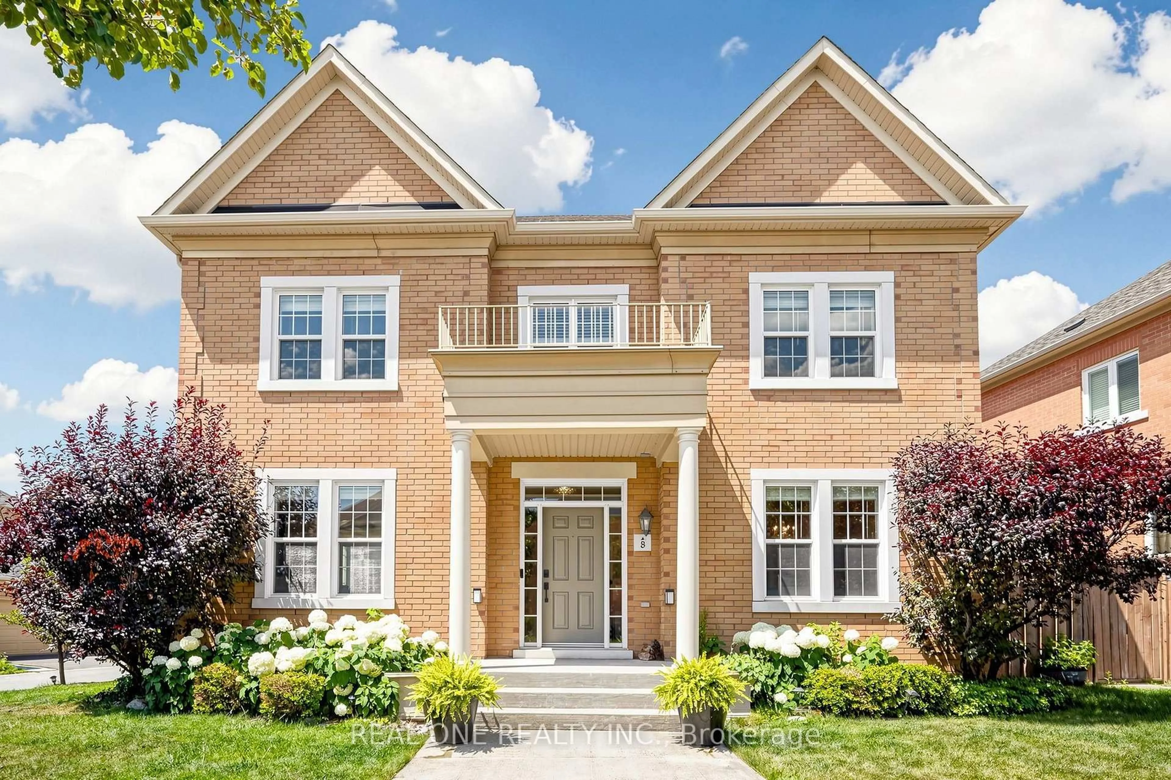 Home with brick exterior material, street for 8 Lebarr Rd, Markham Ontario L6C 0J3