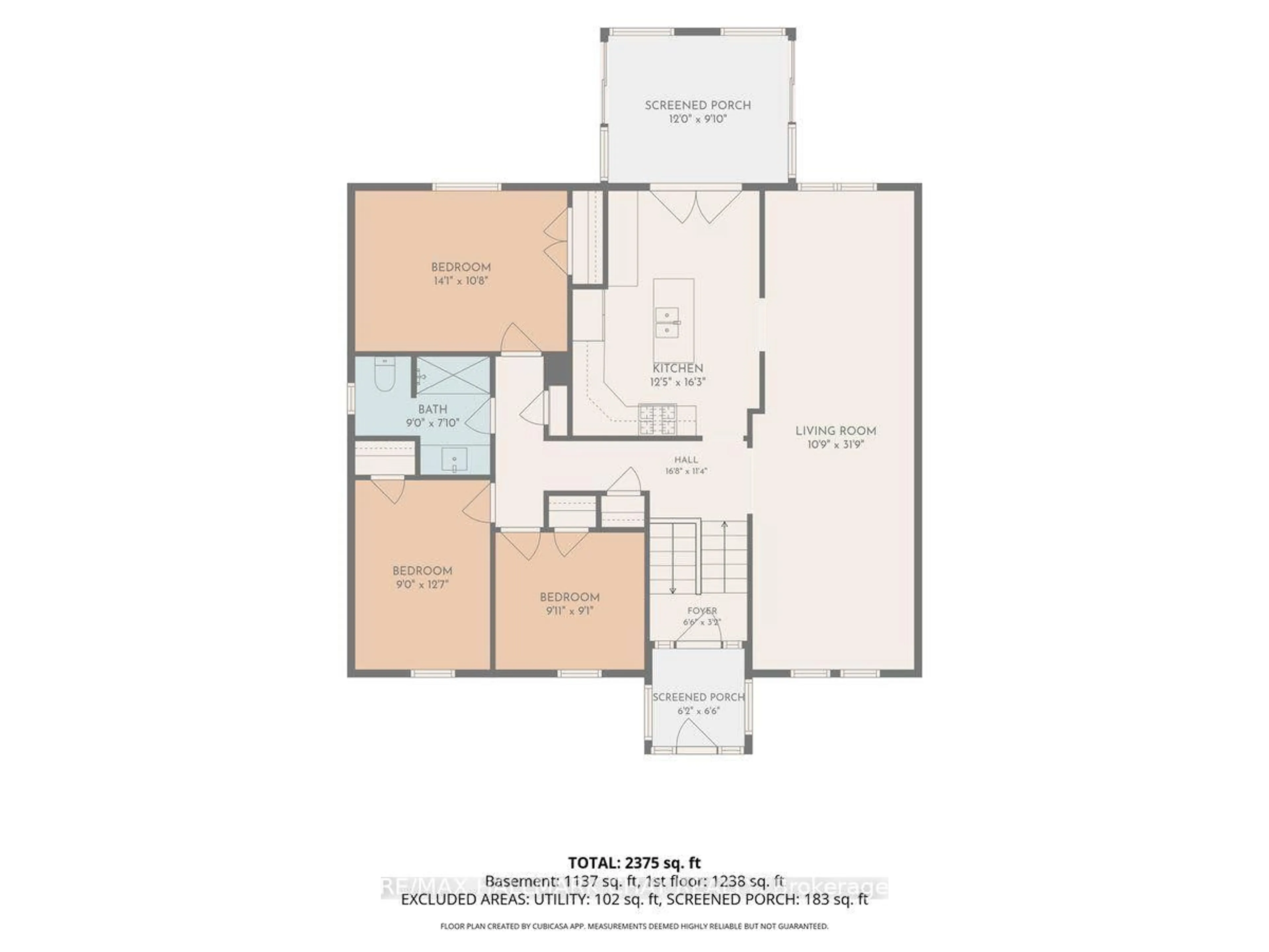 Floor plan for 6 John James Dr, Essa Ontario L3W 0J4