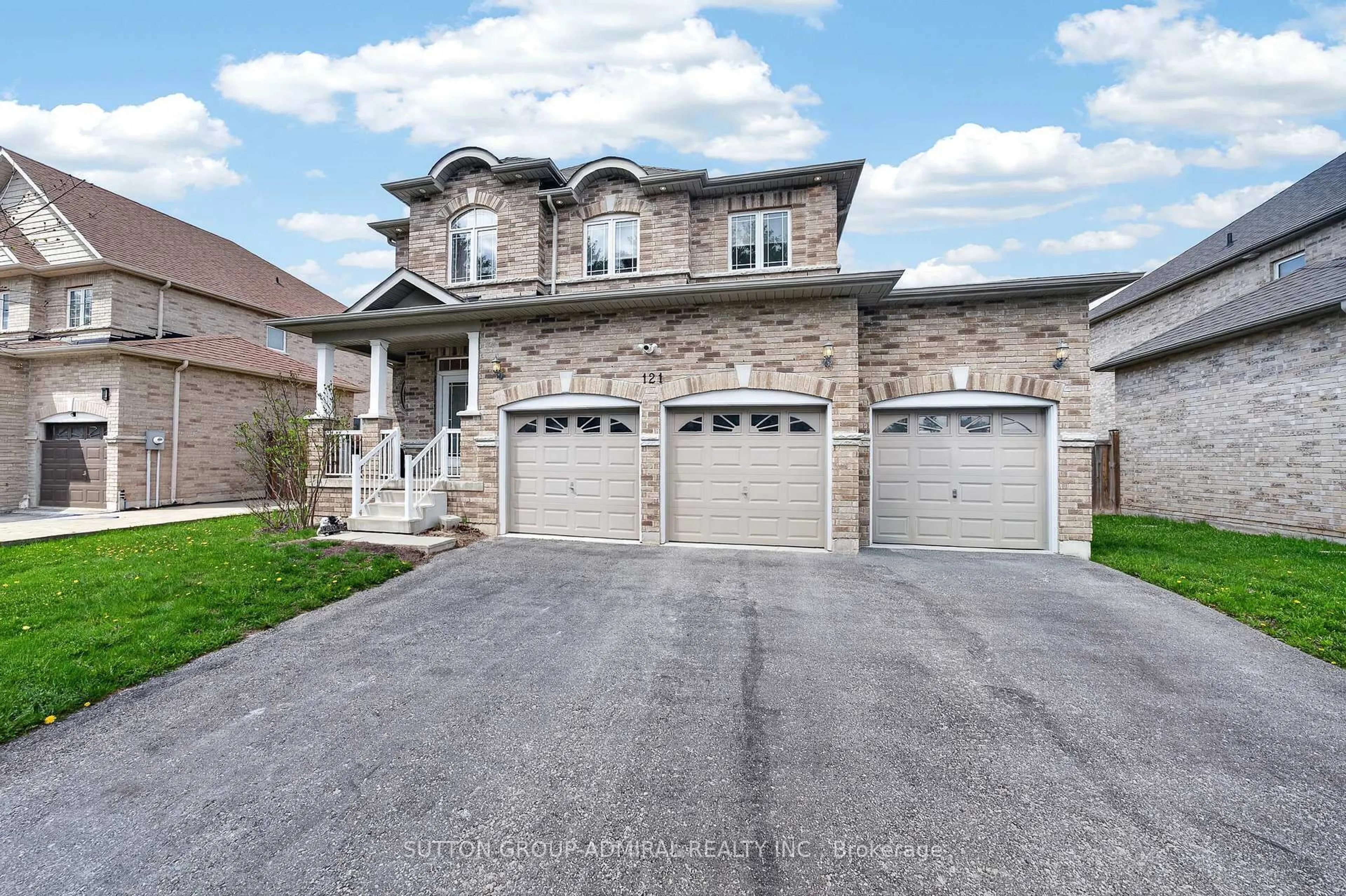 Home with brick exterior material, street for 121 Centre St, Essa Ontario L0M 1B0