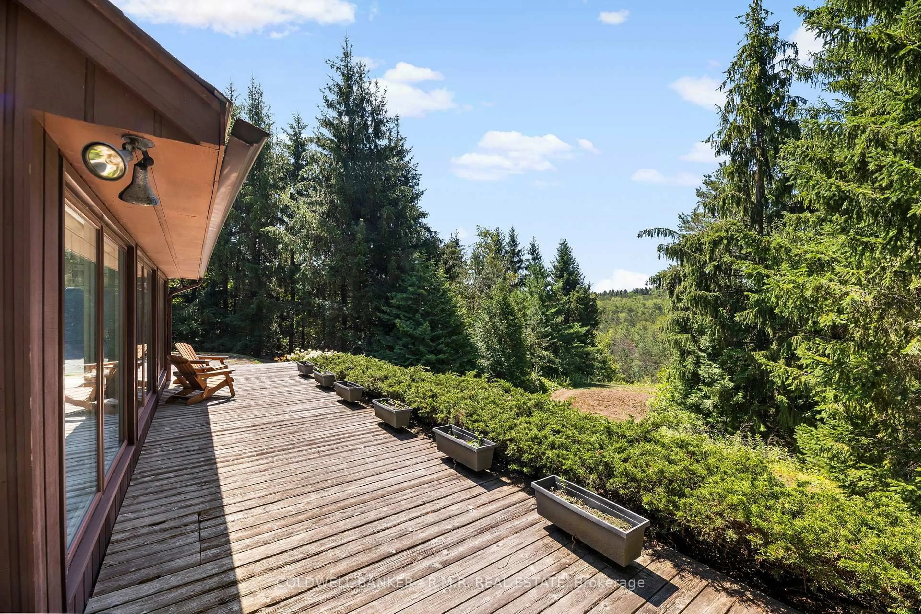 Patio, forest/trees view for 6120 Concession 3 Concession, Uxbridge Ontario L0C 1A0