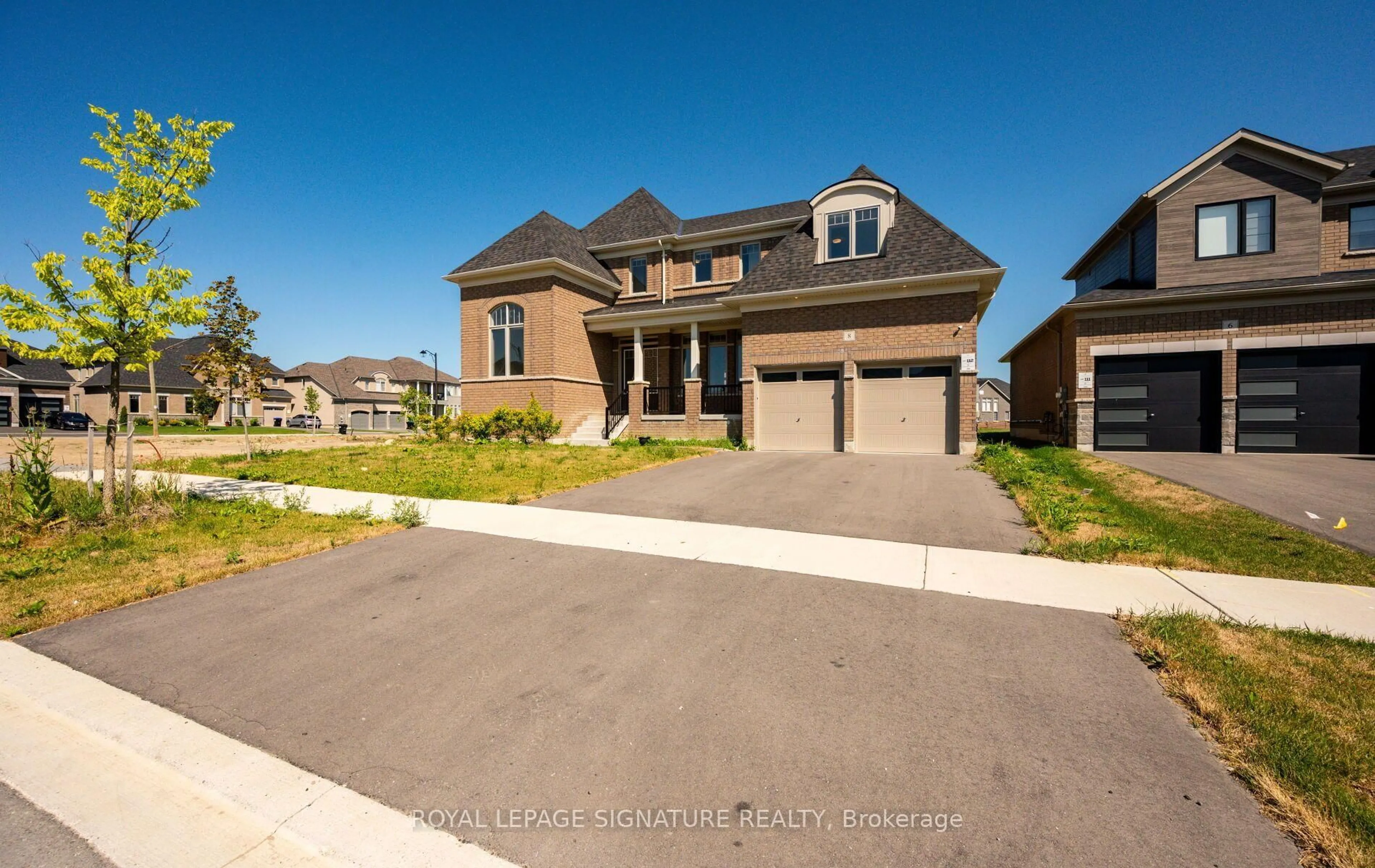 Home with brick exterior material, street for 8 Mayflower Gdns, Adjala-Tosorontio Ontario L0G 1W0