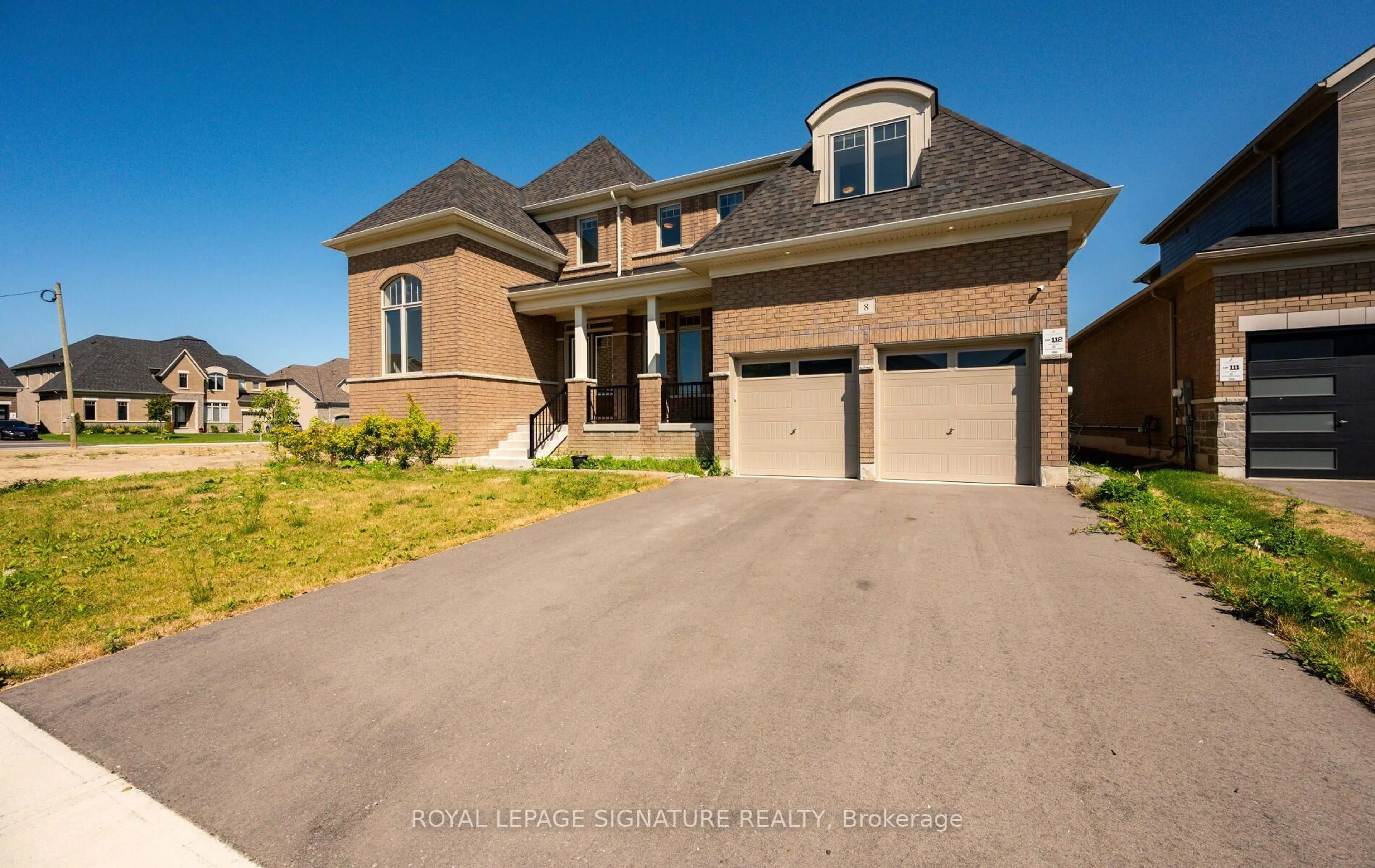 Home with brick exterior material, street for 8 Mayflower Gdns, Adjala-Tosorontio Ontario L0G 1W0