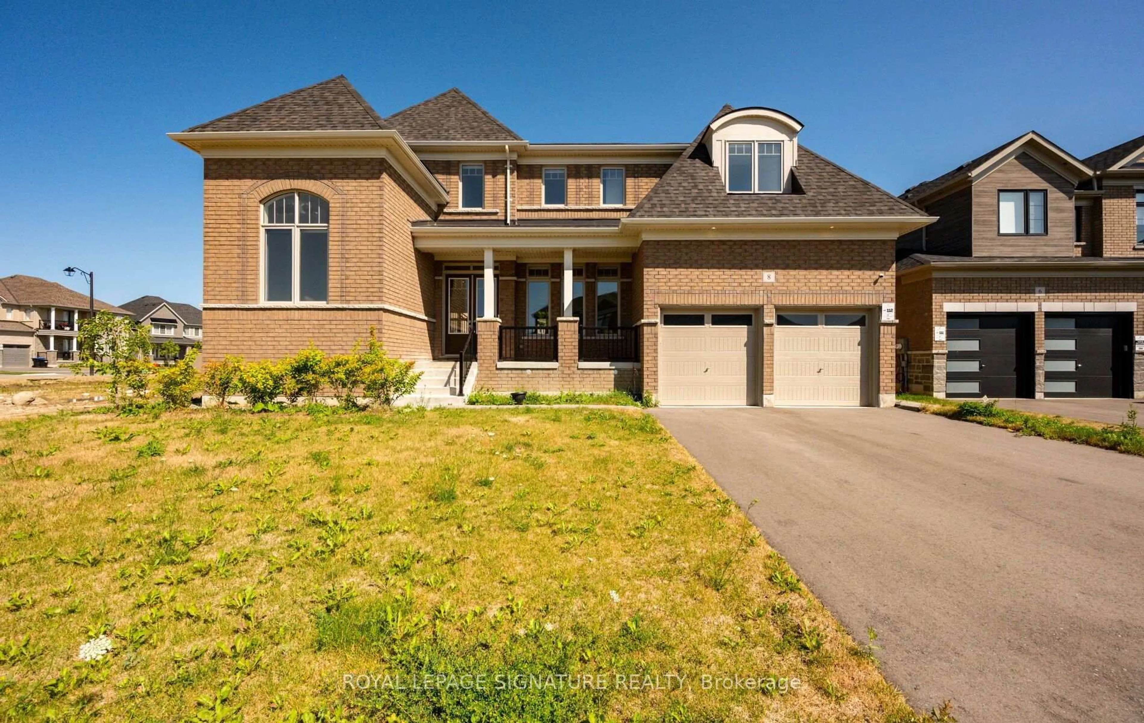 Home with brick exterior material, street for 8 Mayflower Gdns, Adjala-Tosorontio Ontario L0G 1W0