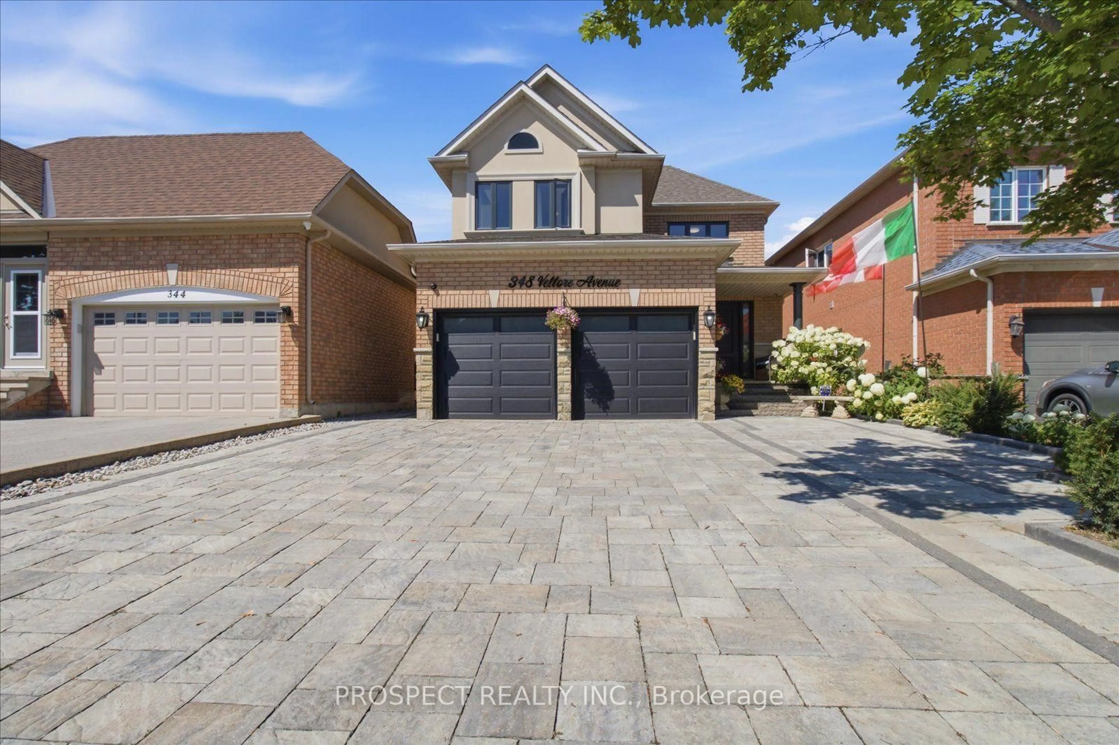 Home with brick exterior material, street for 348 Vellore Ave, Vaughan Ontario L4H 2Z1