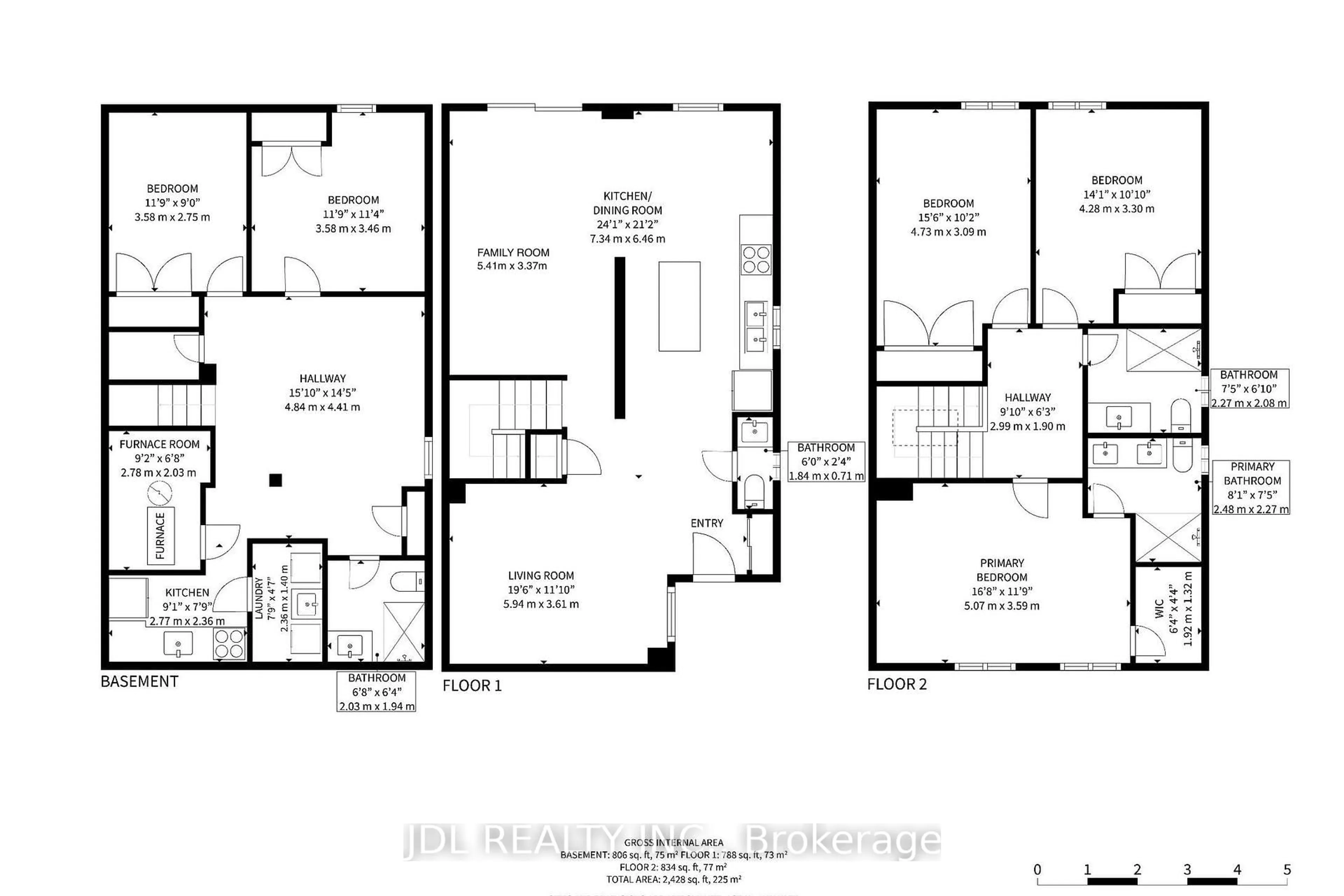 Floor plan for 129 Appleby Cres, Markham Ontario L3R 4L1