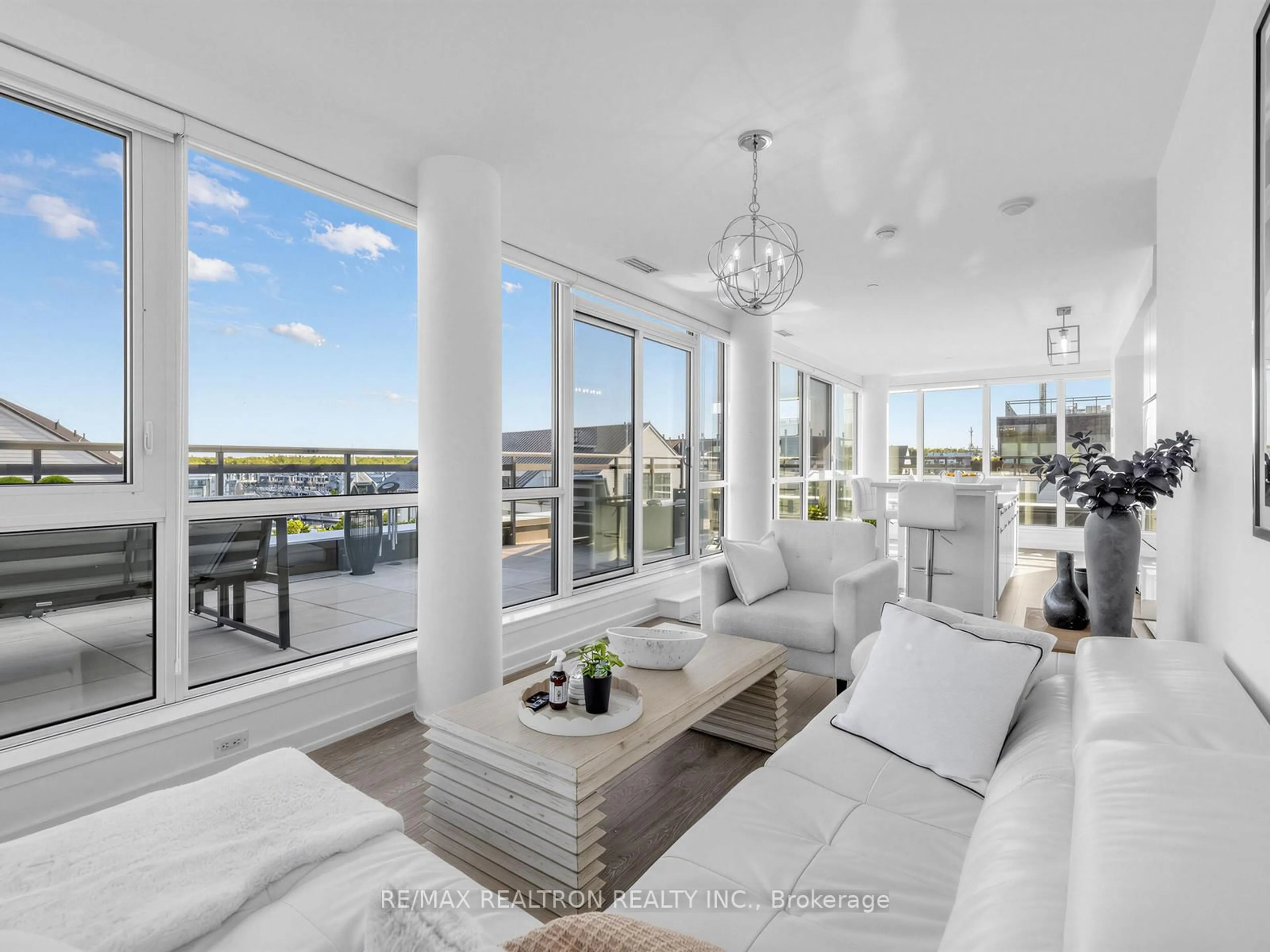 Living room with furniture, unknown for 241 Sea Ray Ave #A416, Innisfil Ontario L9S 0L9