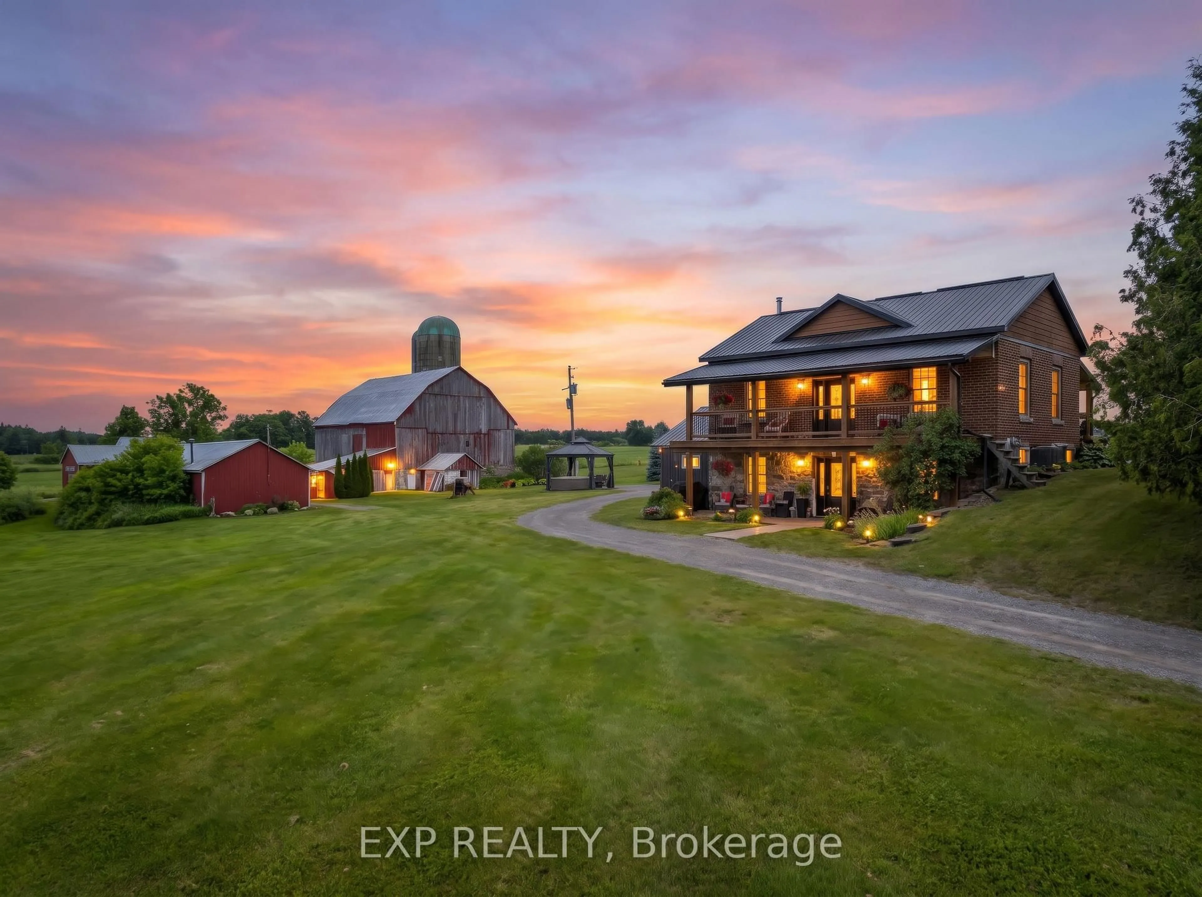 A pic from outside/outdoor area/front of a property/back of a property/a pic from drone, building for 220 Lakeridge Rd, Brock Ontario L0C 1H0