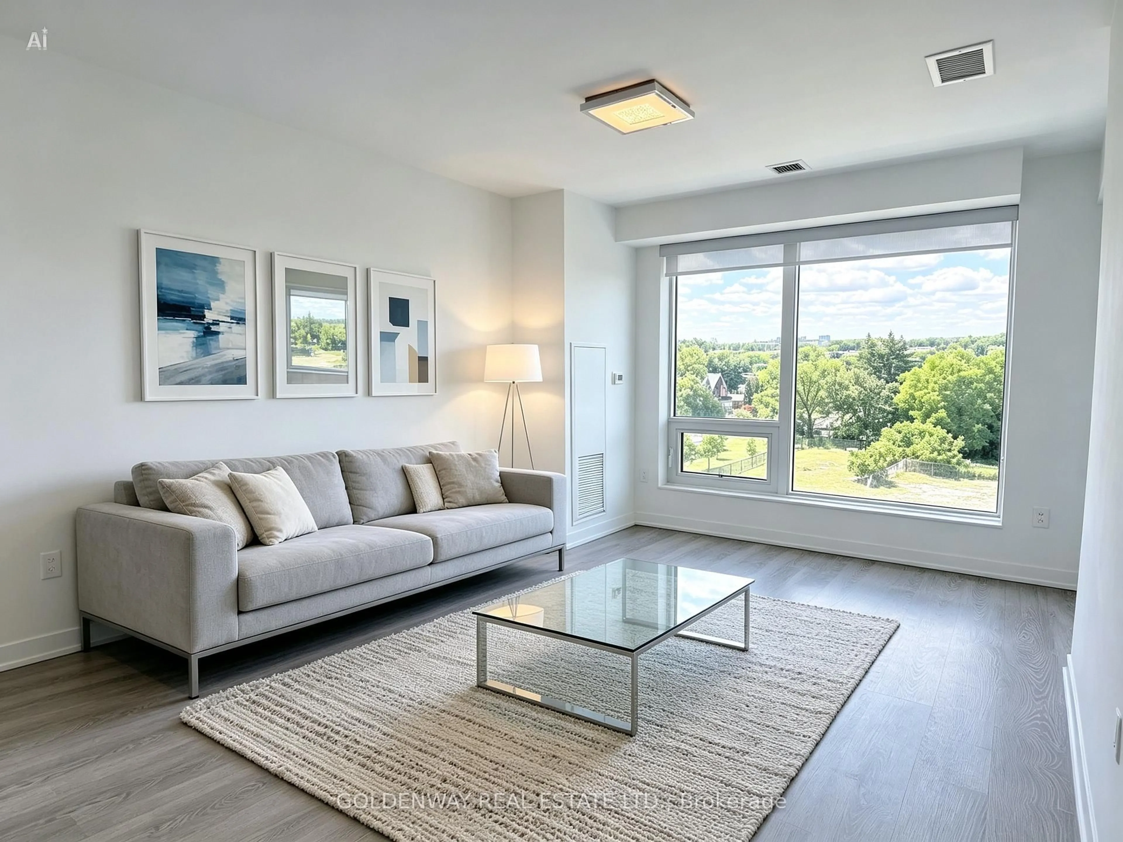 Living room with furniture, unknown for 3 Rosewater St #601W, Richmond Hill Ontario L4C 5T6