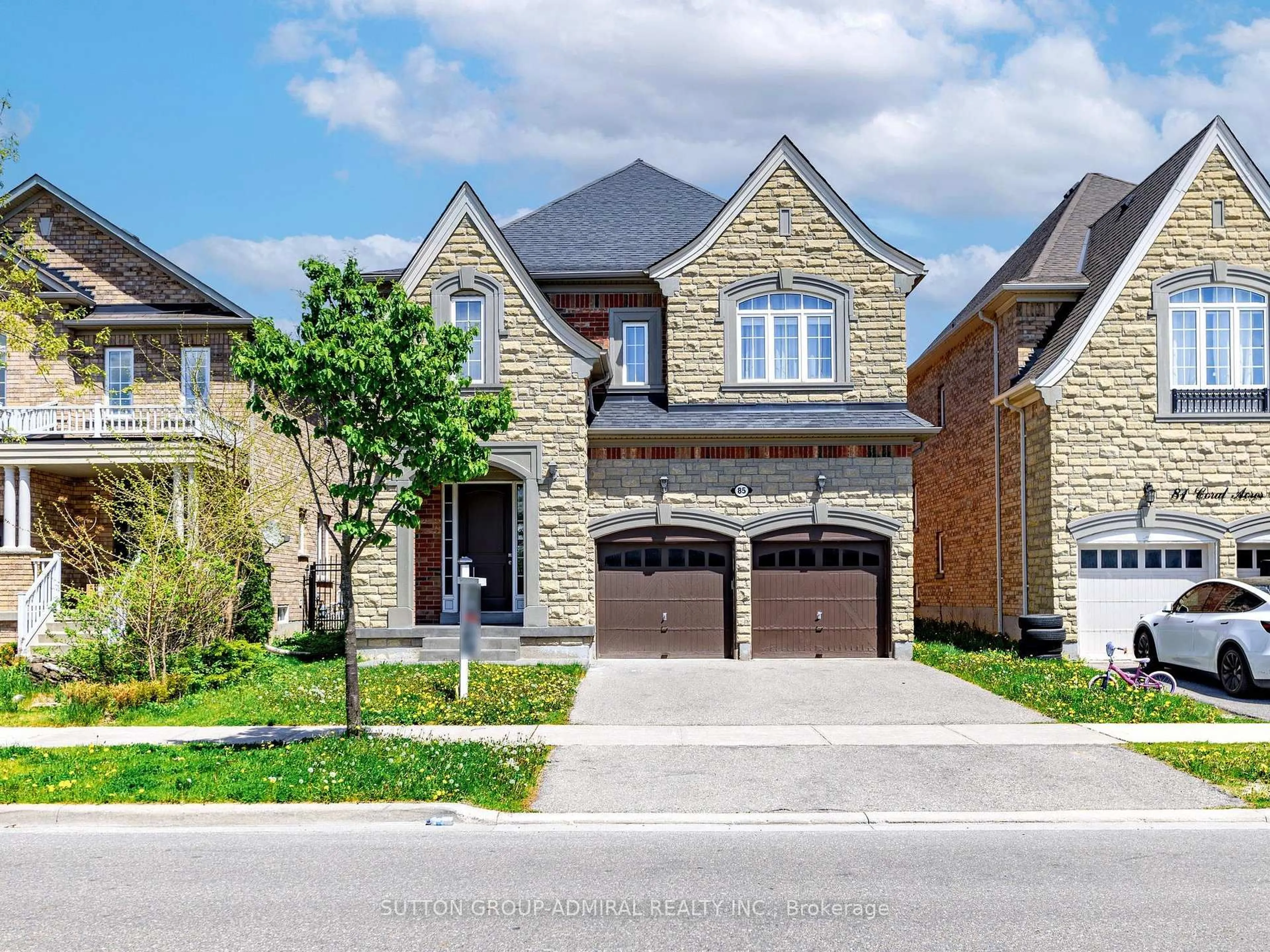 Home with brick exterior material, street for 85 Coral Acres Dr, Vaughan Ontario L6A 4K8