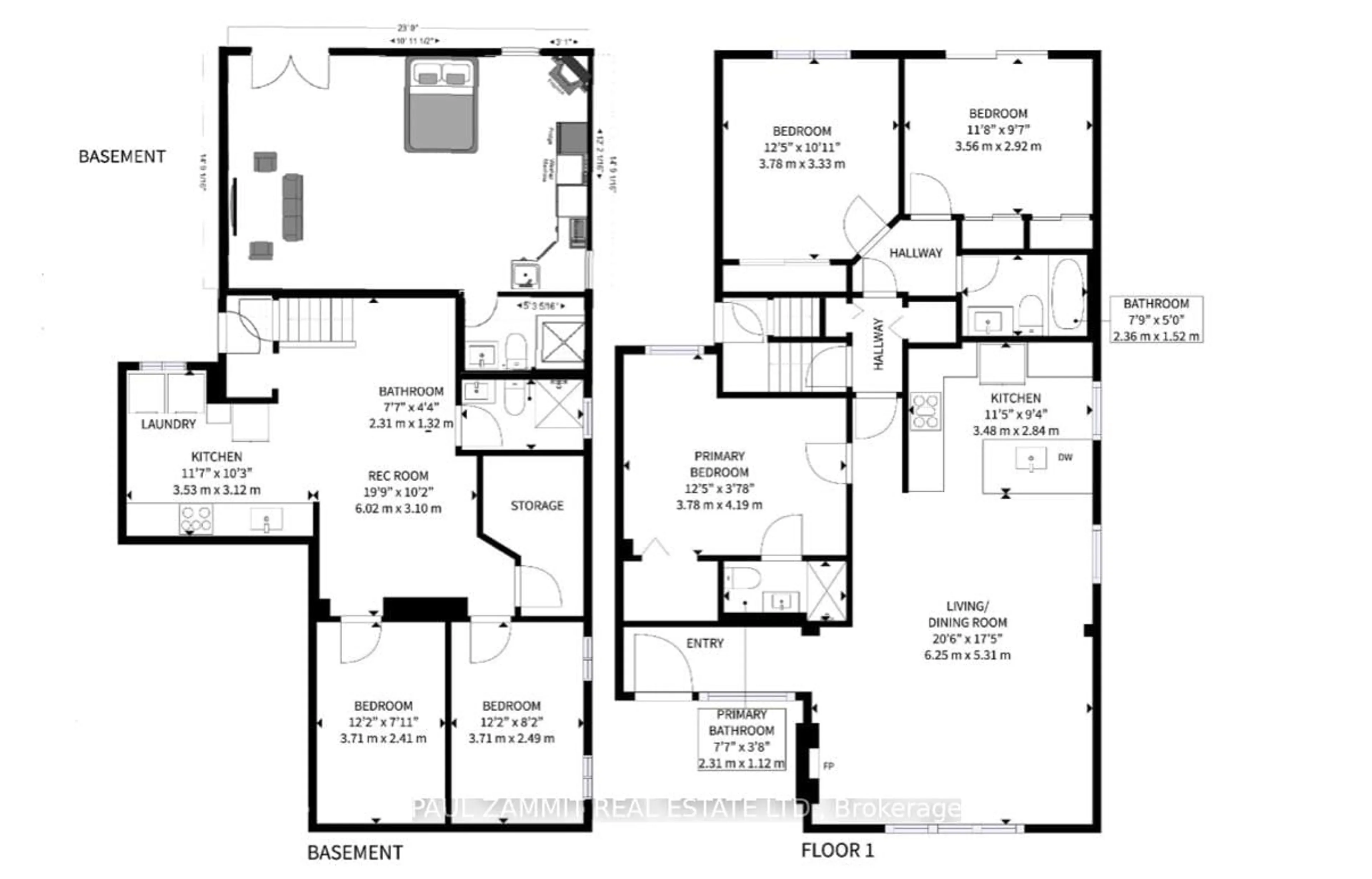 Floor plan for 31 Henderson Ave, Markham Ontario L3T 2K5