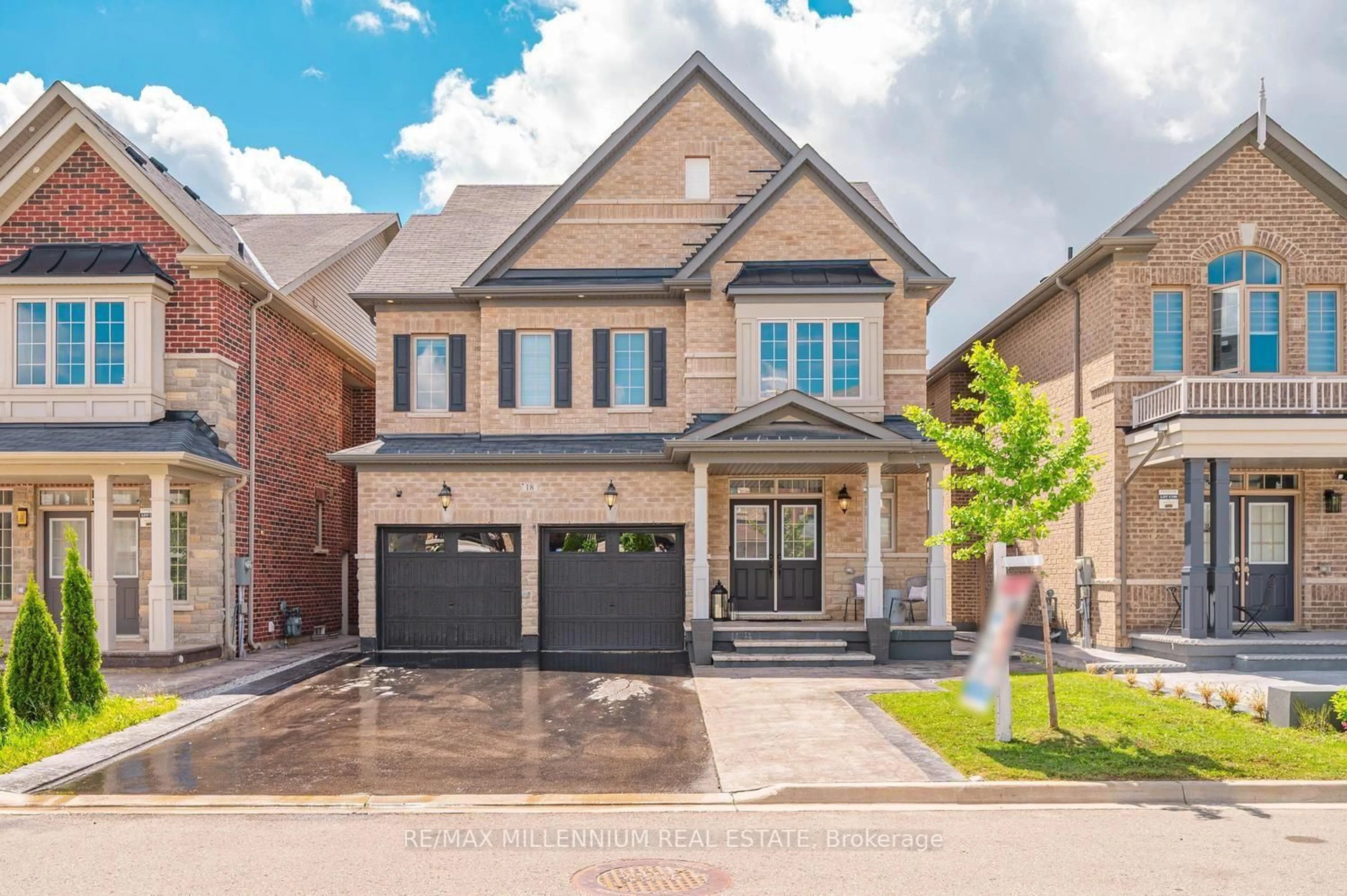 Home with brick exterior material, street for 18 Boone Cres, Vaughan Ontario L4H 4V1