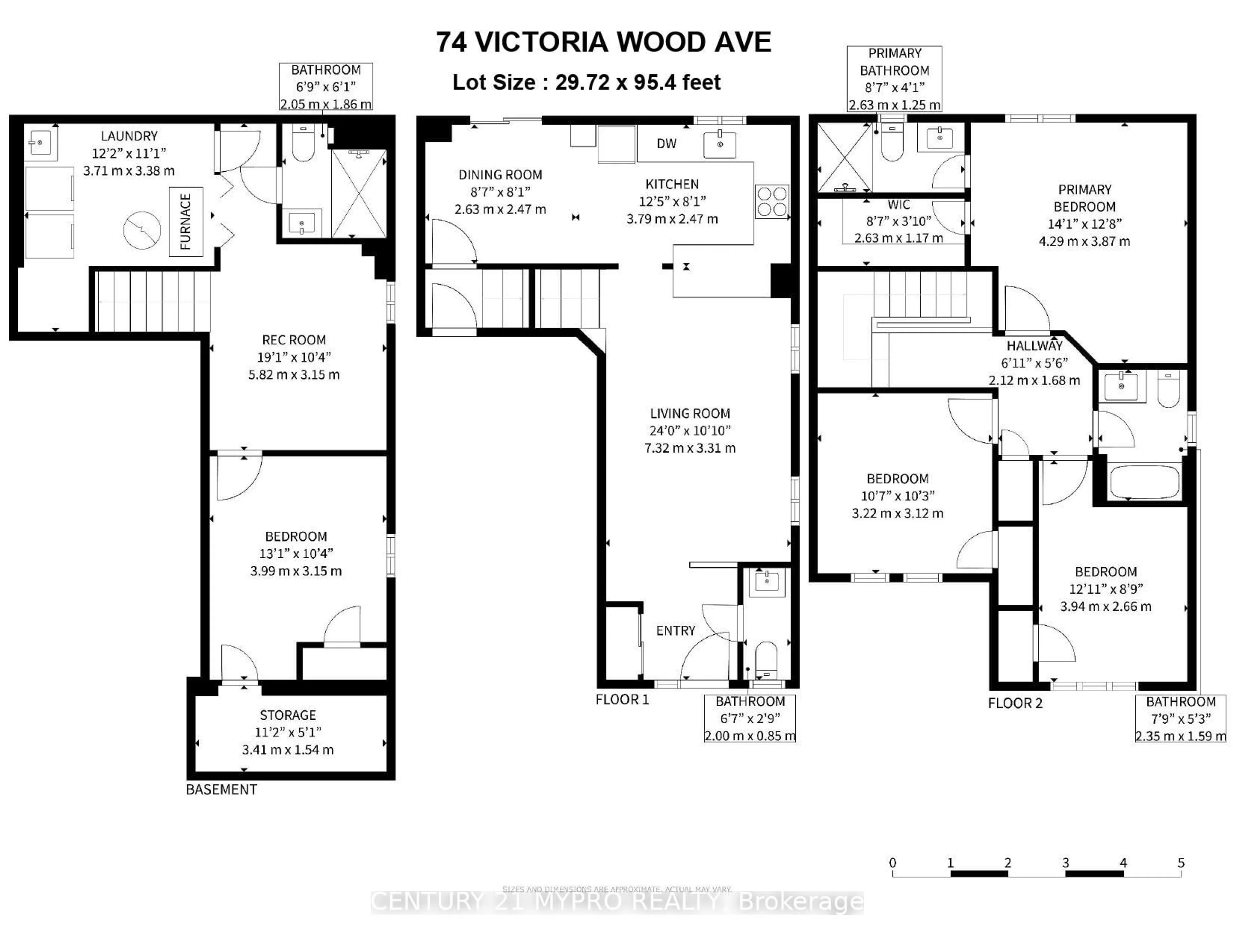 Floor plan for 74 Victoria Wood Ave, Markham Ontario L6E 1K2