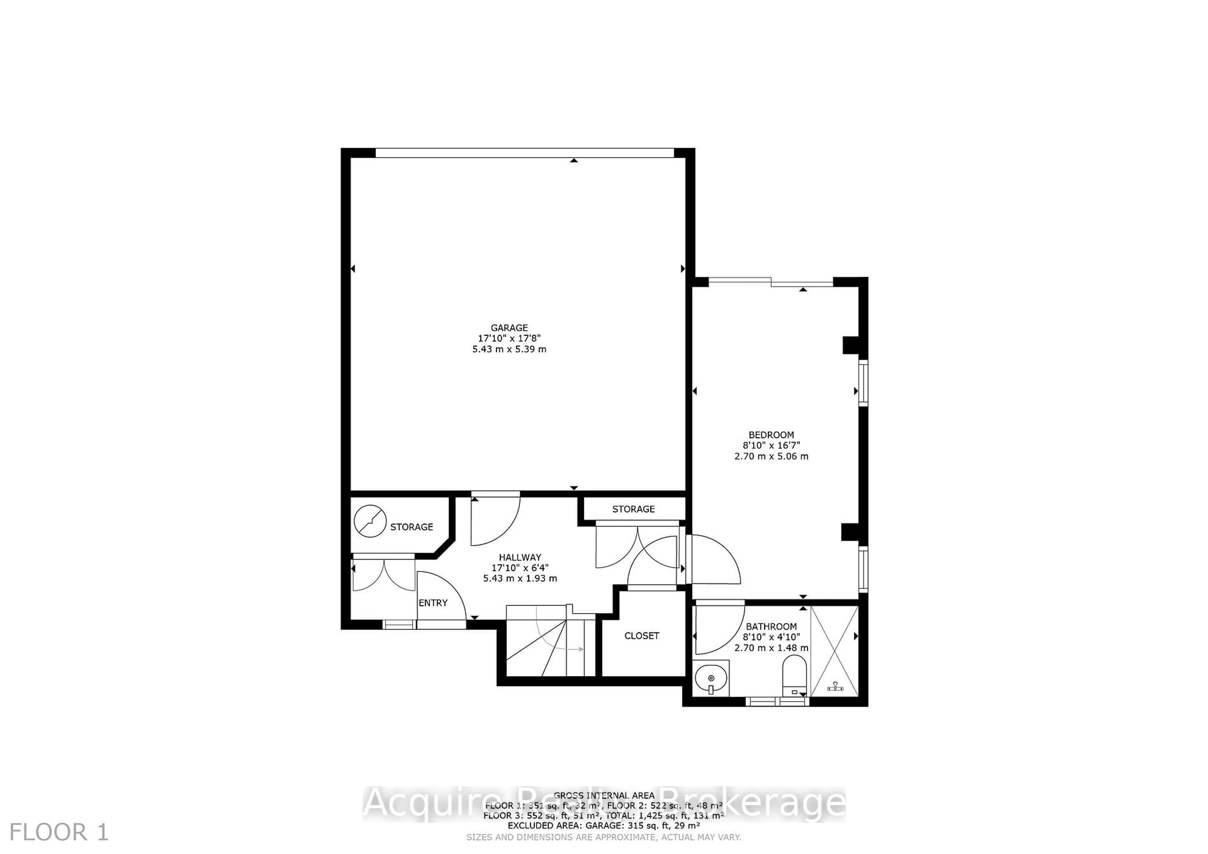 Floor plan for 58 Leitchcroft Cres, Markham Ontario L3T 7W1