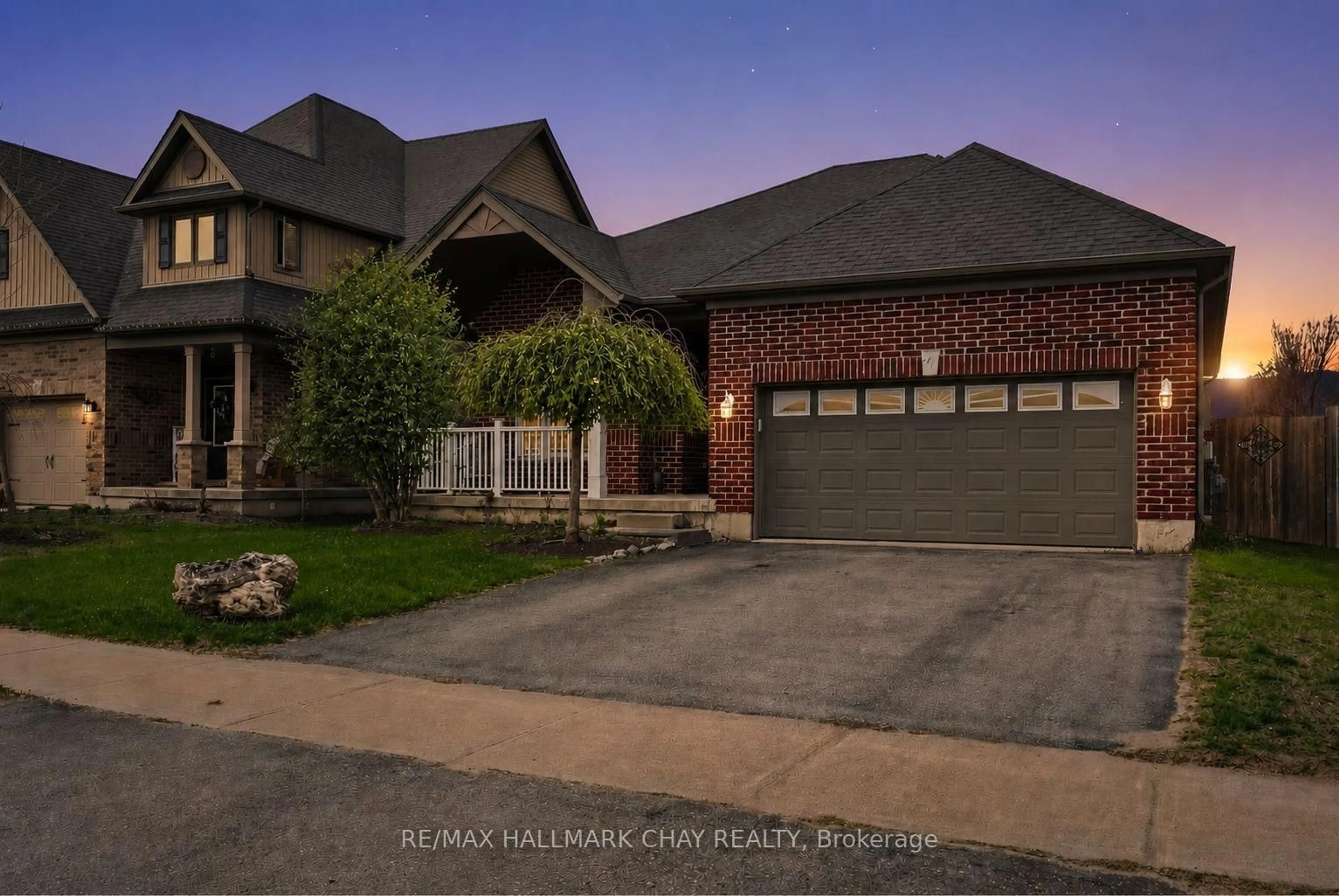 Home with brick exterior material, street for 60 Brownley Lane, Essa Ontario L3W 0P9
