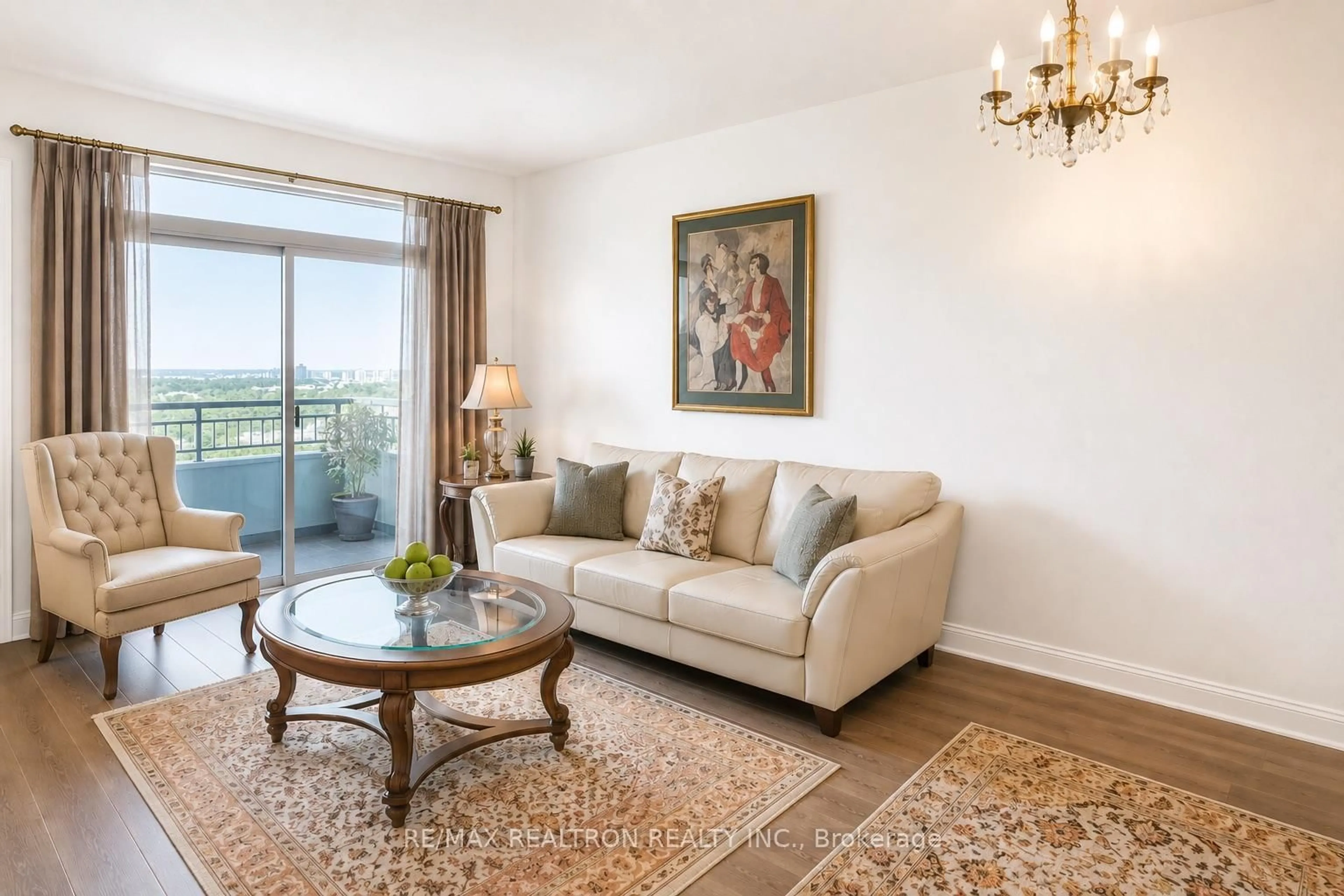 Living room with furniture, unknown for 7890 Bathurst St #1904, Vaughan Ontario L4J 0J8