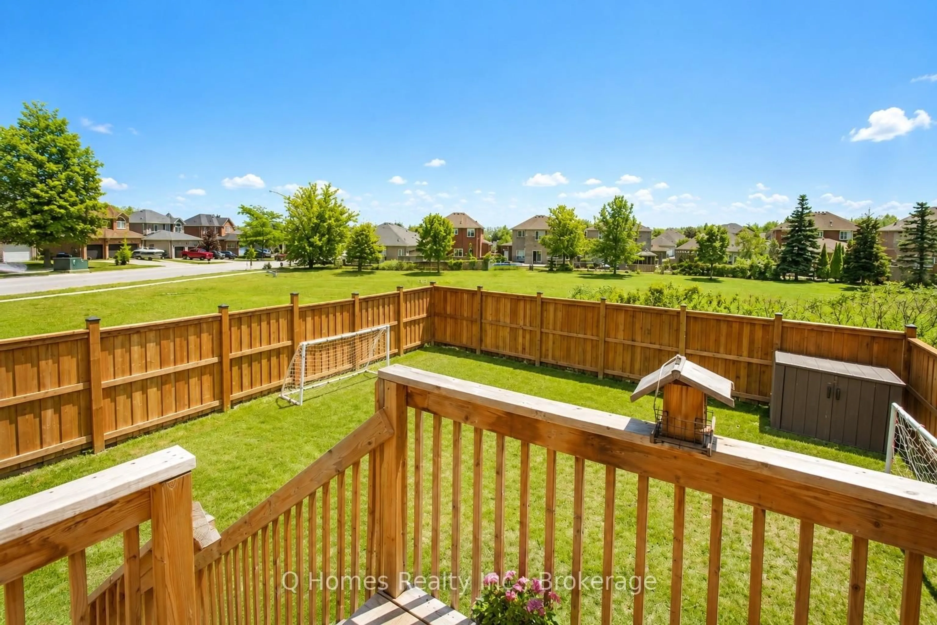 A pic from outside/outdoor area/front of a property/back of a property/a pic from drone, water/lake/river/ocean view for 1337 Blackmore St, Innisfil Ontario L9S 0P3