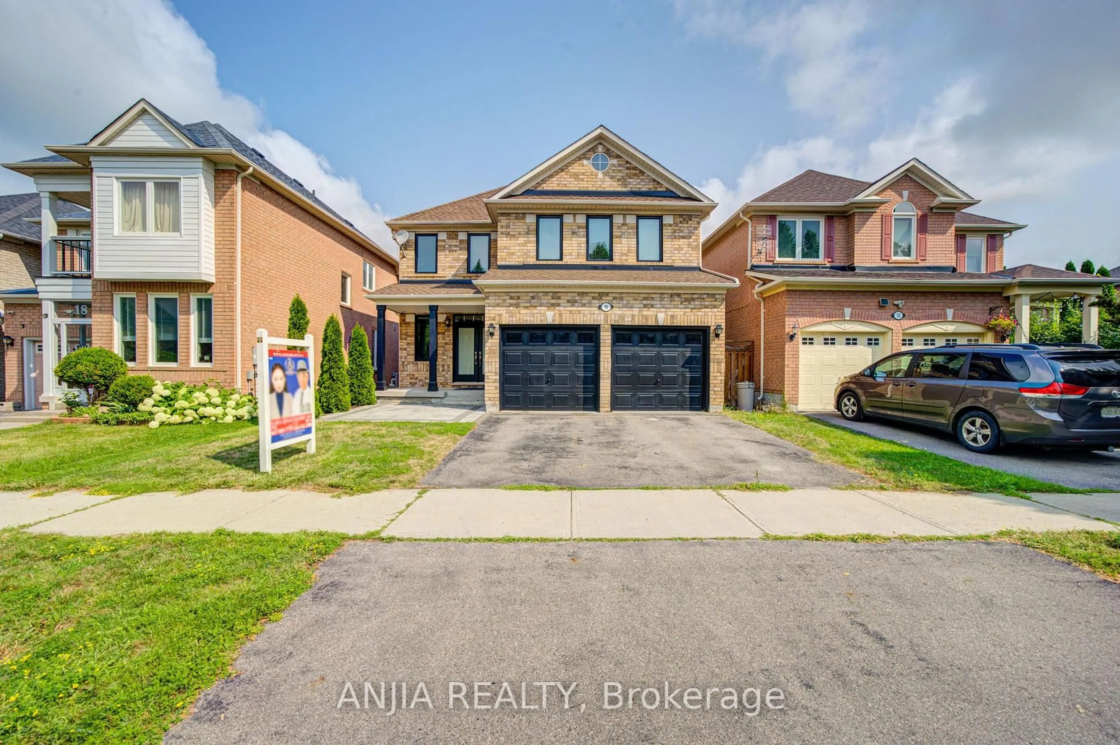 Home with brick exterior material, street for 16 Staynor Cres, Markham Ontario L6E 1N5