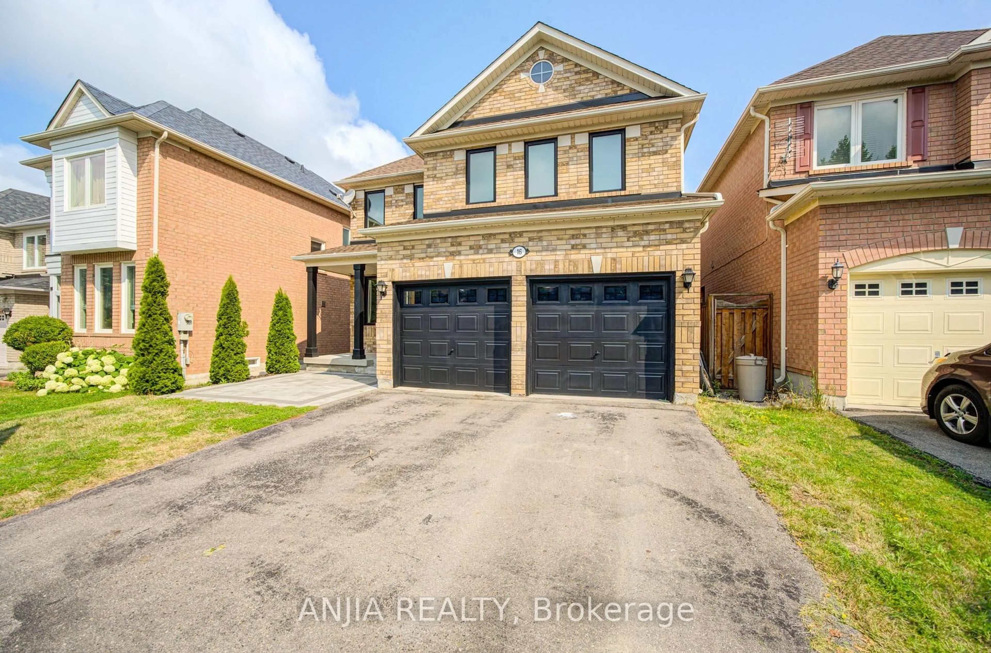 Home with brick exterior material, street for 16 Staynor Cres, Markham Ontario L6E 1N5