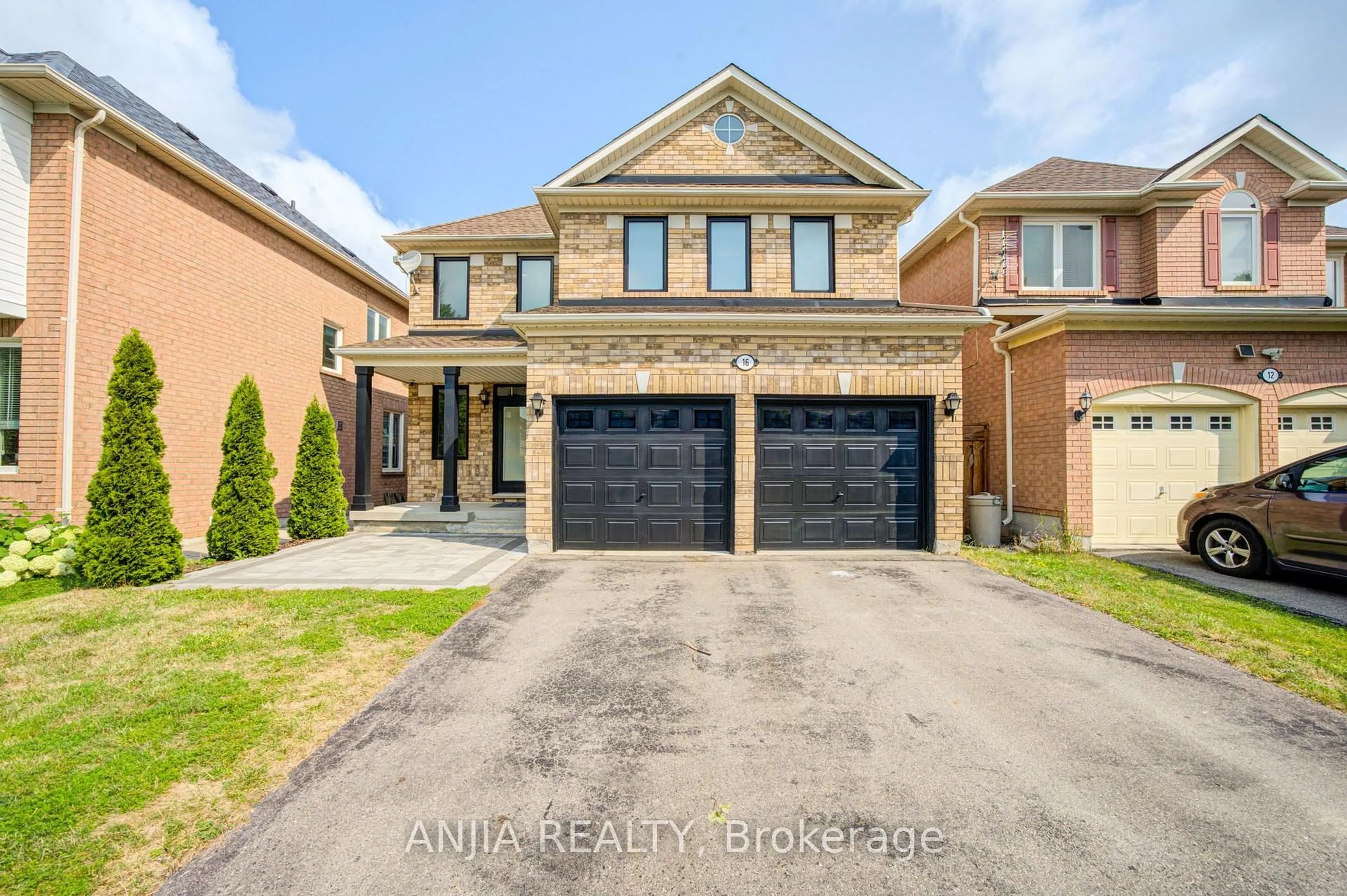Home with brick exterior material, street for 16 Staynor Cres, Markham Ontario L6E 1N5