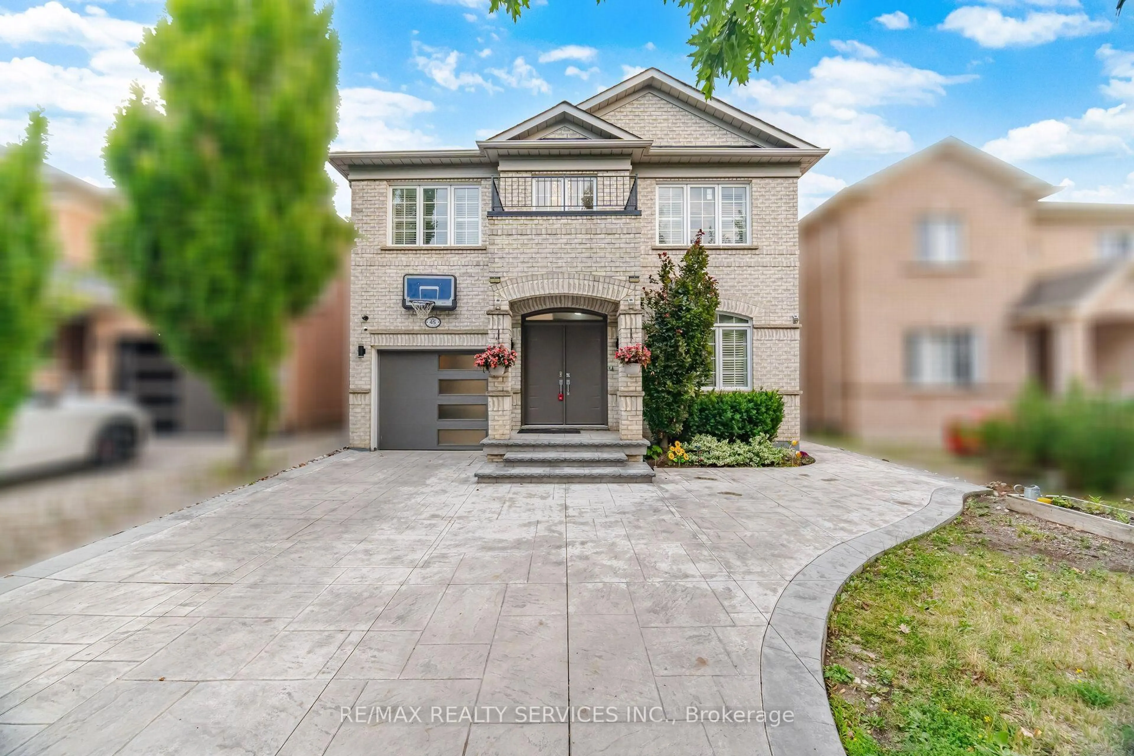 Home with brick exterior material, street for 45 Skylark Dr, Vaughan Ontario L4H 2C3