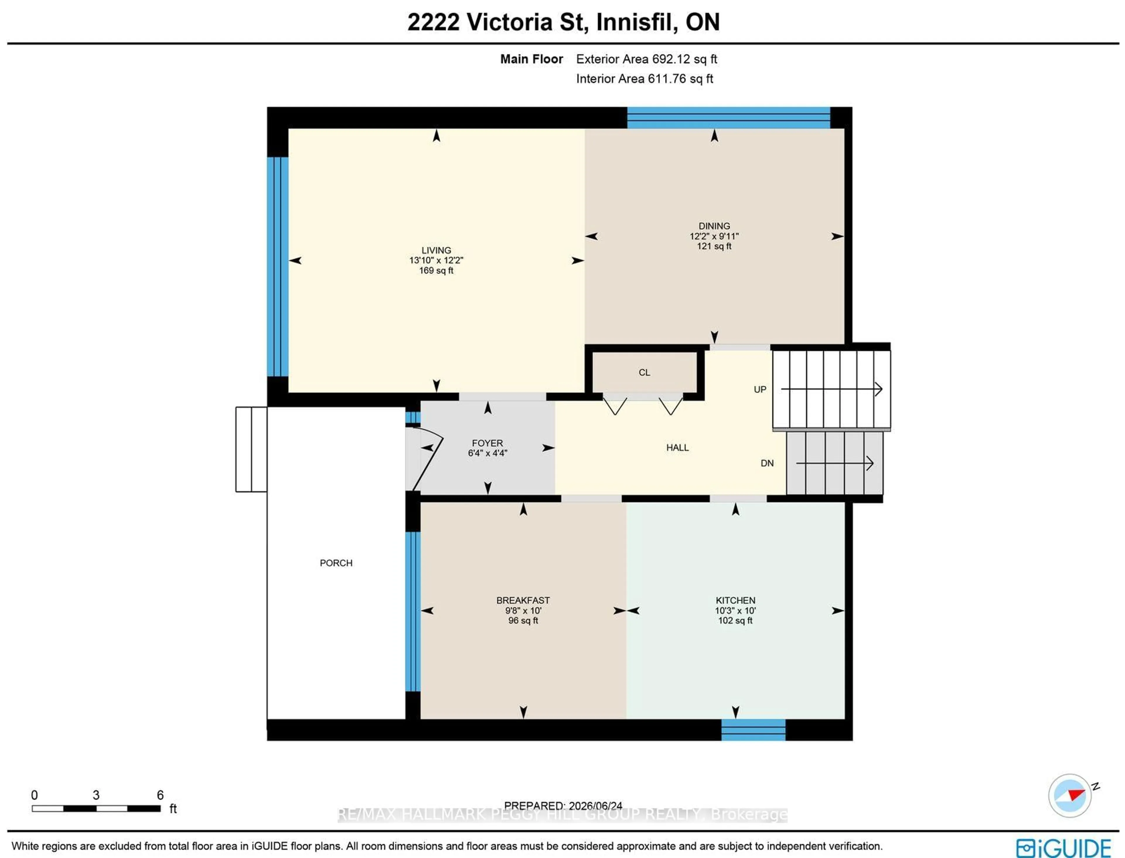 Floor plan for 2222 Victoria St, Innisfil Ontario L9S 1K5