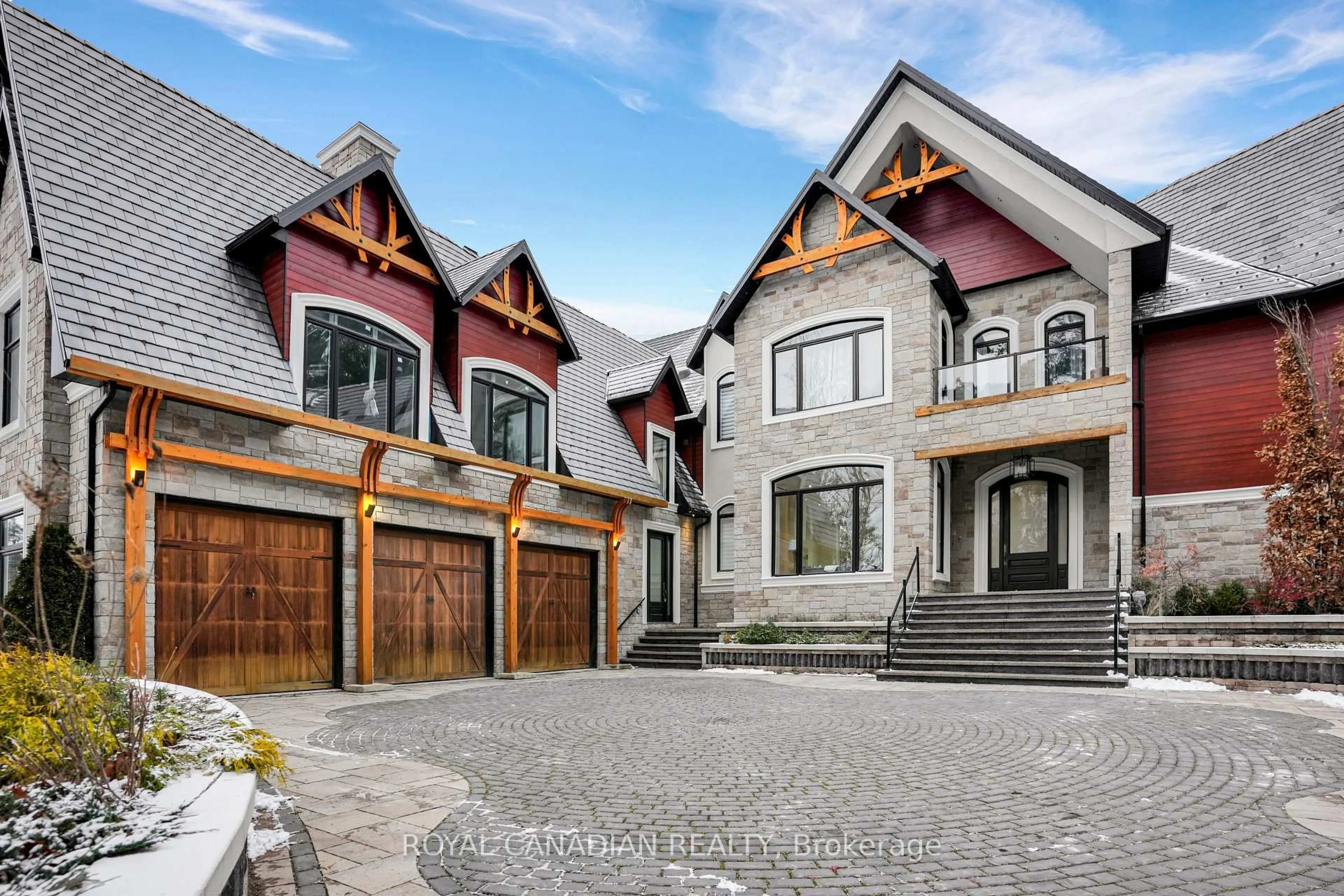 Home with brick exterior material, street for 15 Glenview Heights Lane, King Ontario L3Y 4V9