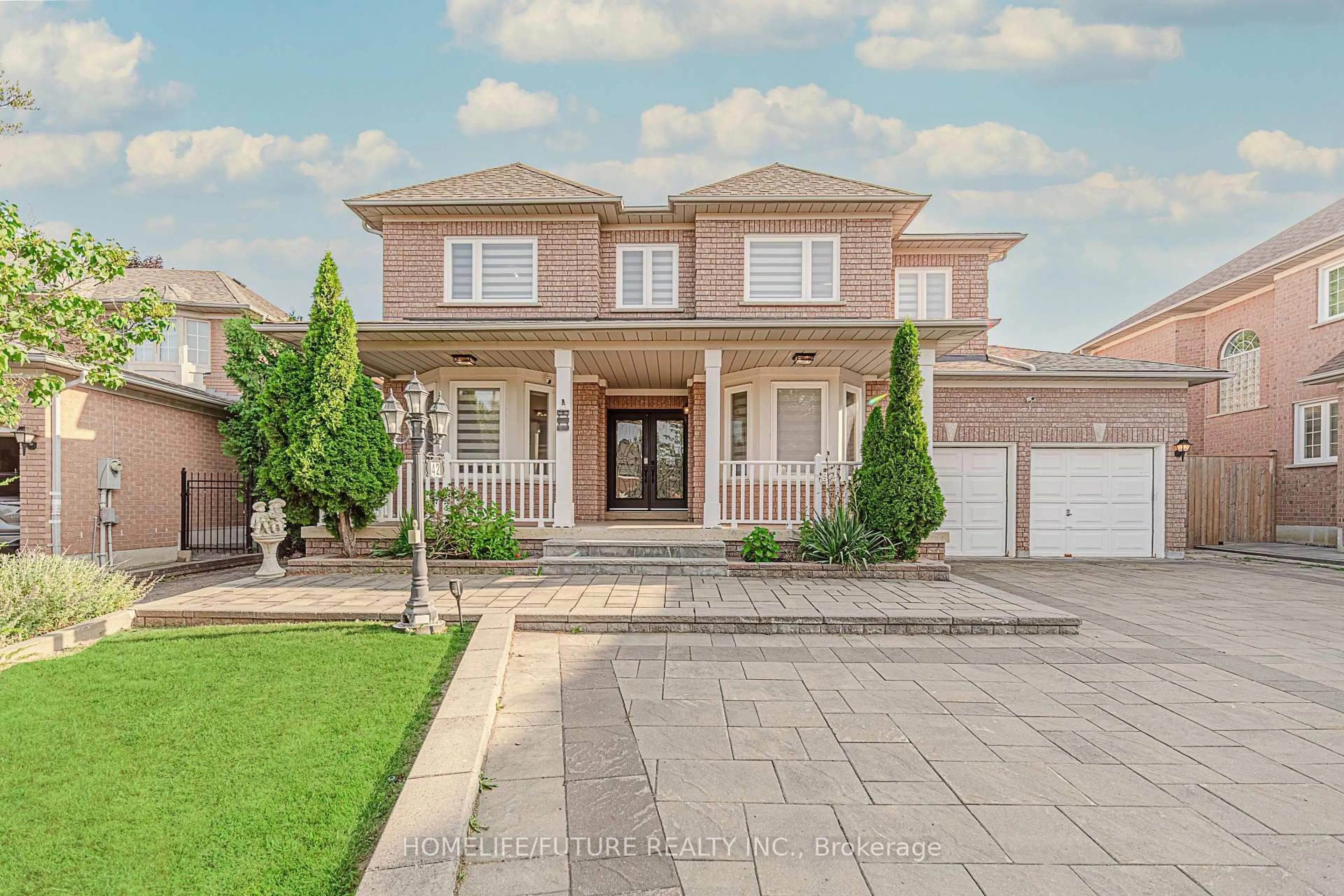 Home with brick exterior material, street for 42 Boxwood Cres, Markham Ontario L3S 3P6