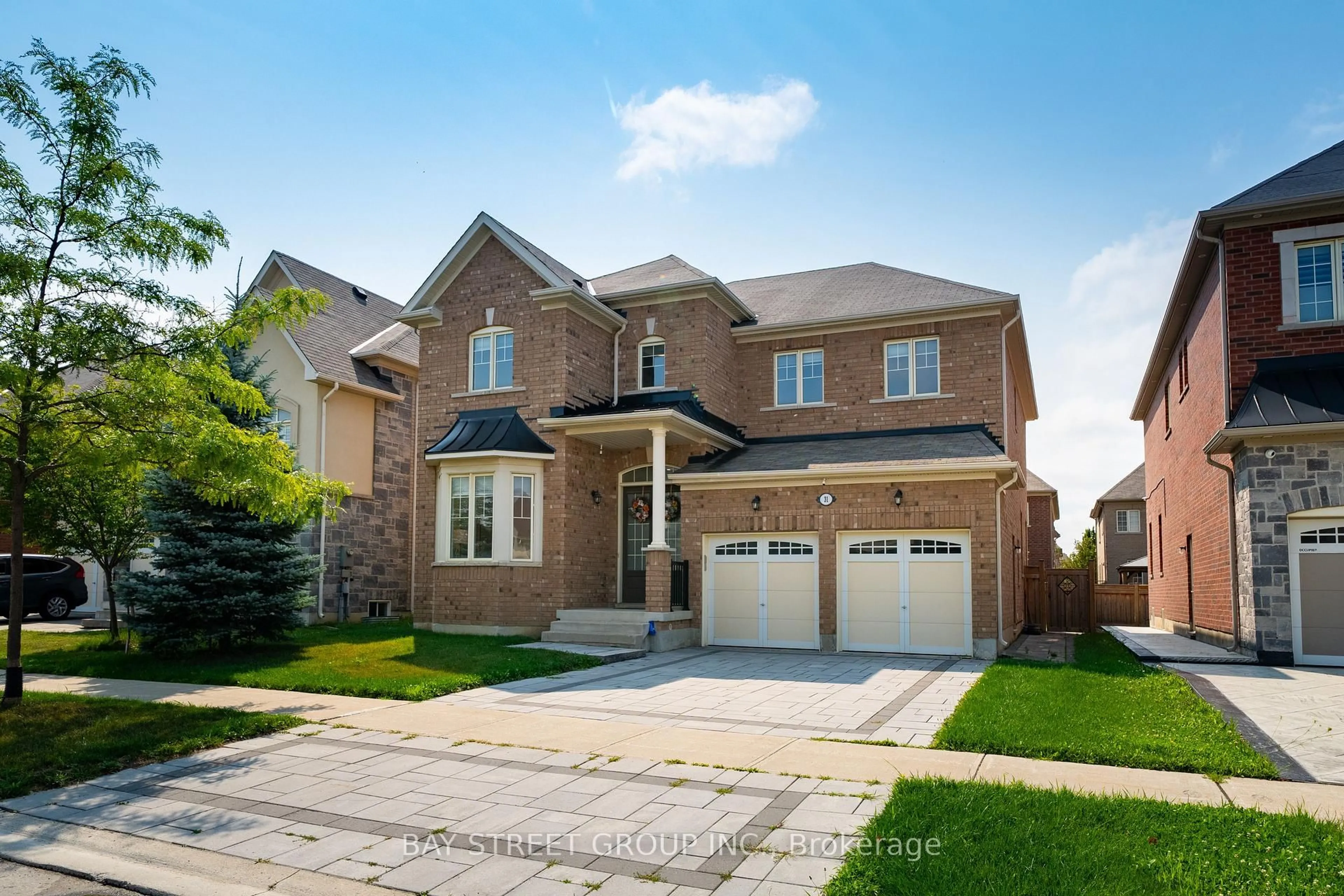 Home with brick exterior material, street for 31 Woodgate Pines Dr, Vaughan Ontario L4H 4A8