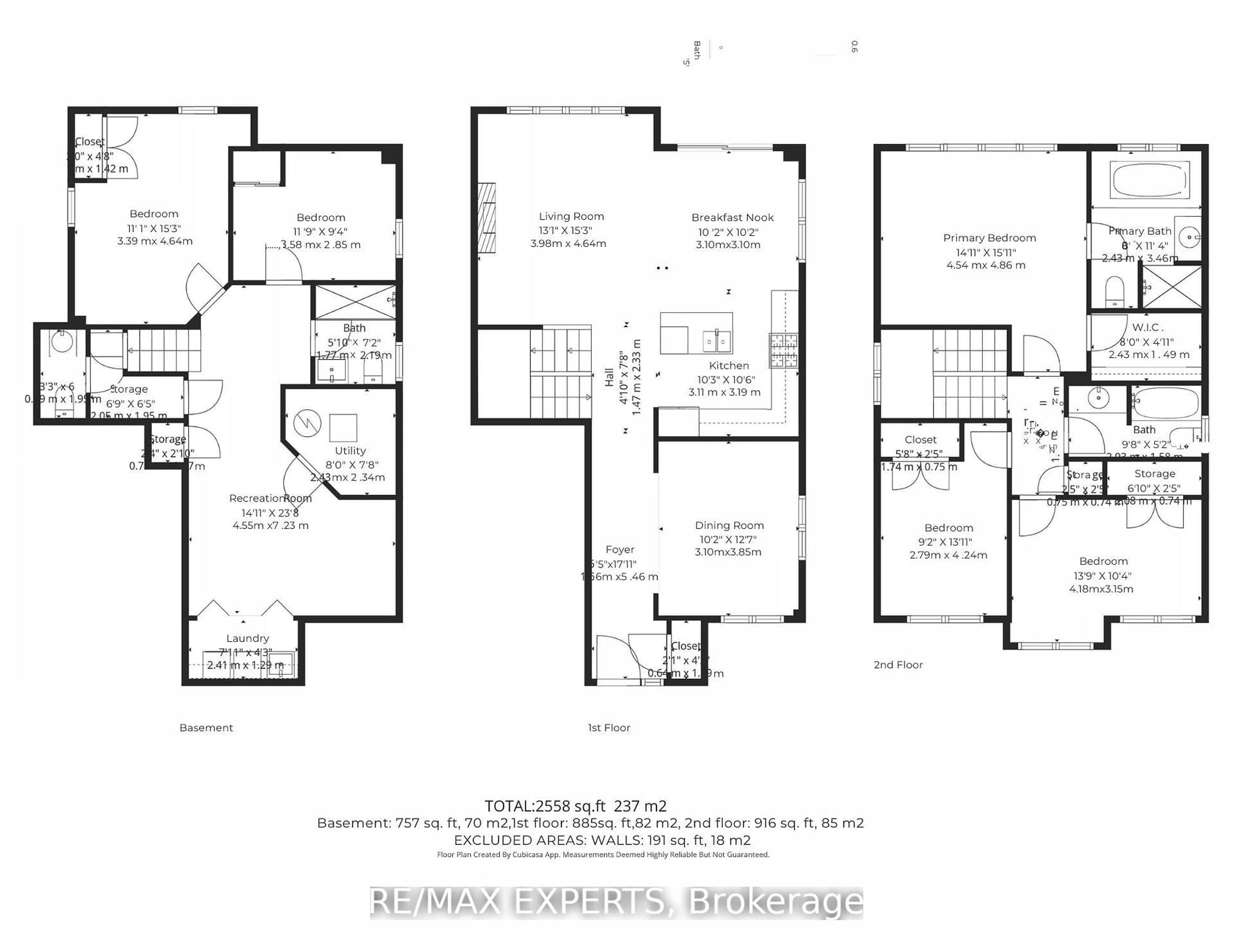 Floor plan for 22 Manor Glen Cres, East Gwillimbury Ontario L0G 1M0