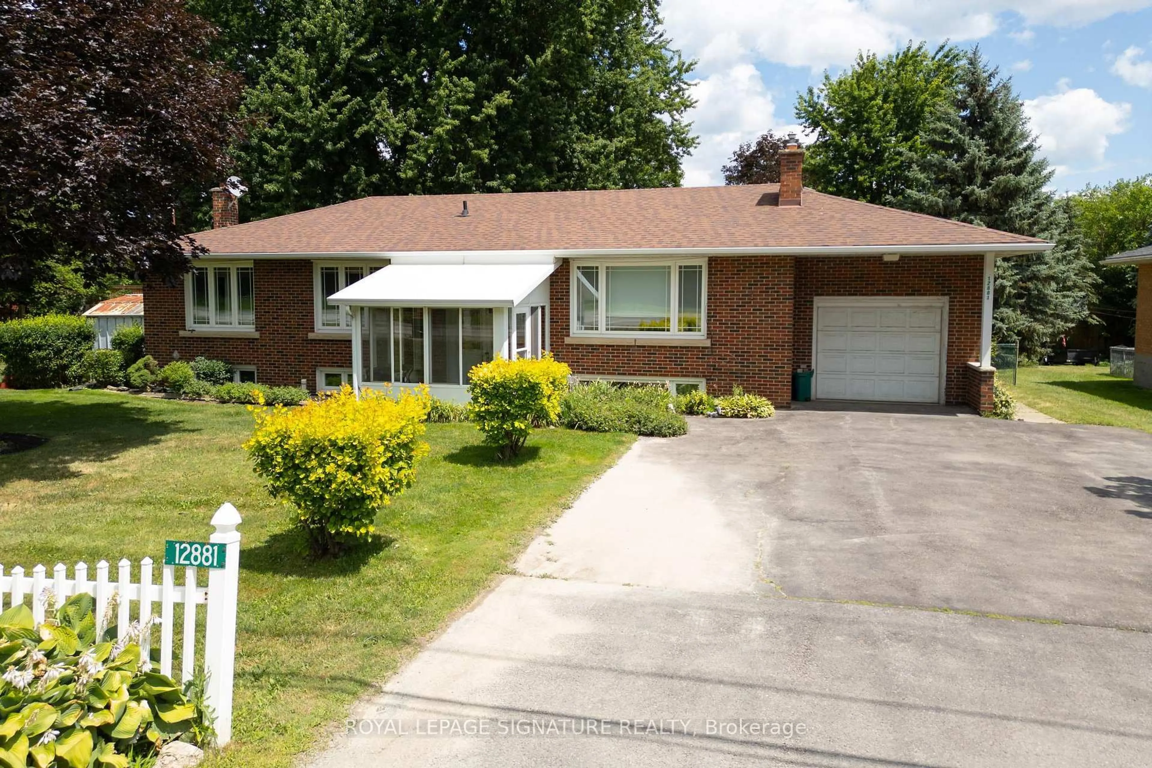 Home with brick exterior material, street for 12881 27 Highway, King Ontario L0G 1N0