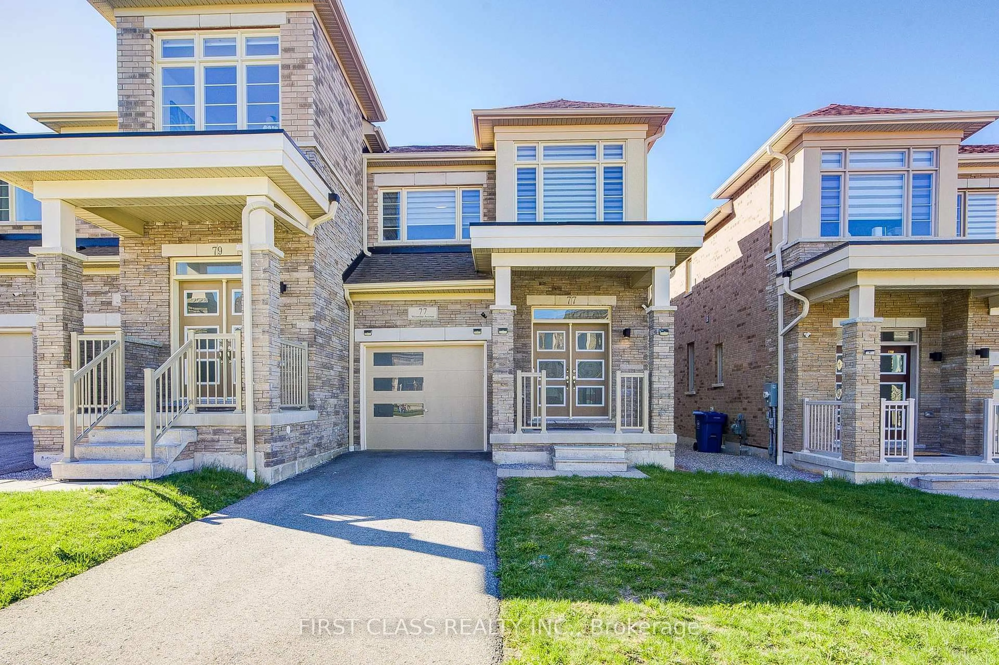 Home with brick exterior material, street for 77 Wesmina Ave, Whitchurch-Stouffville Ontario L4A 4V7