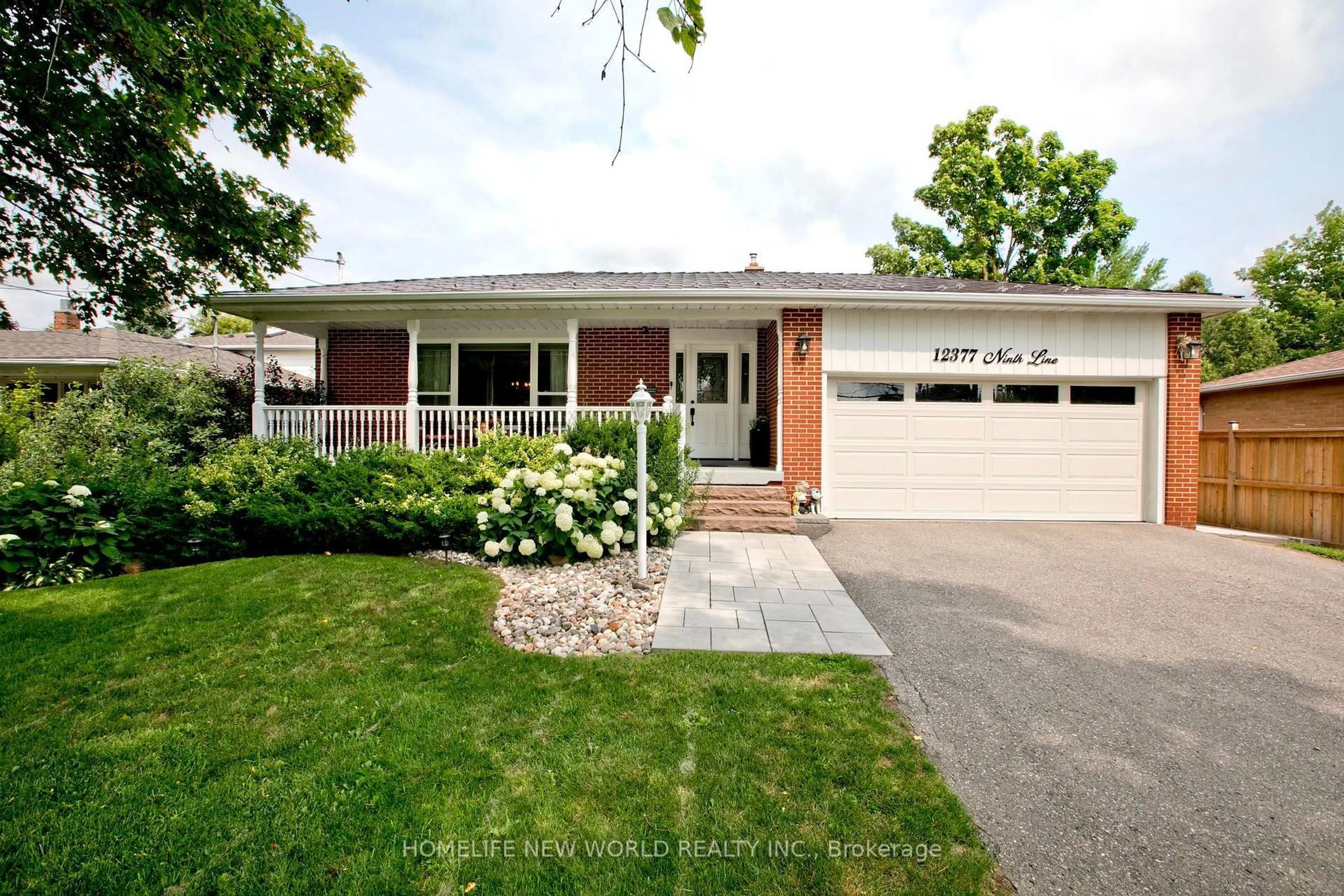 Home with brick exterior material, street for 12377 Ninth Line, Whitchurch-Stouffville Ontario L4A 1C2