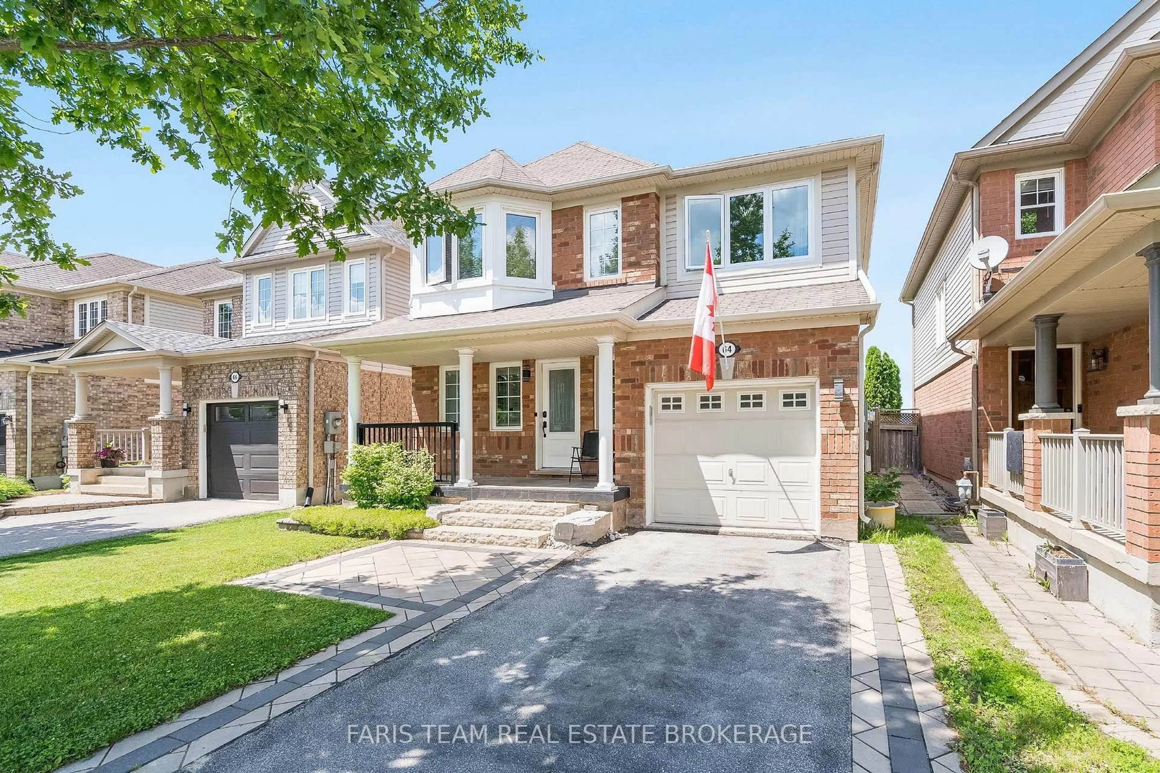Home with brick exterior material, street for 64 John W Taylor Ave, New Tecumseth Ontario L9R 0E1