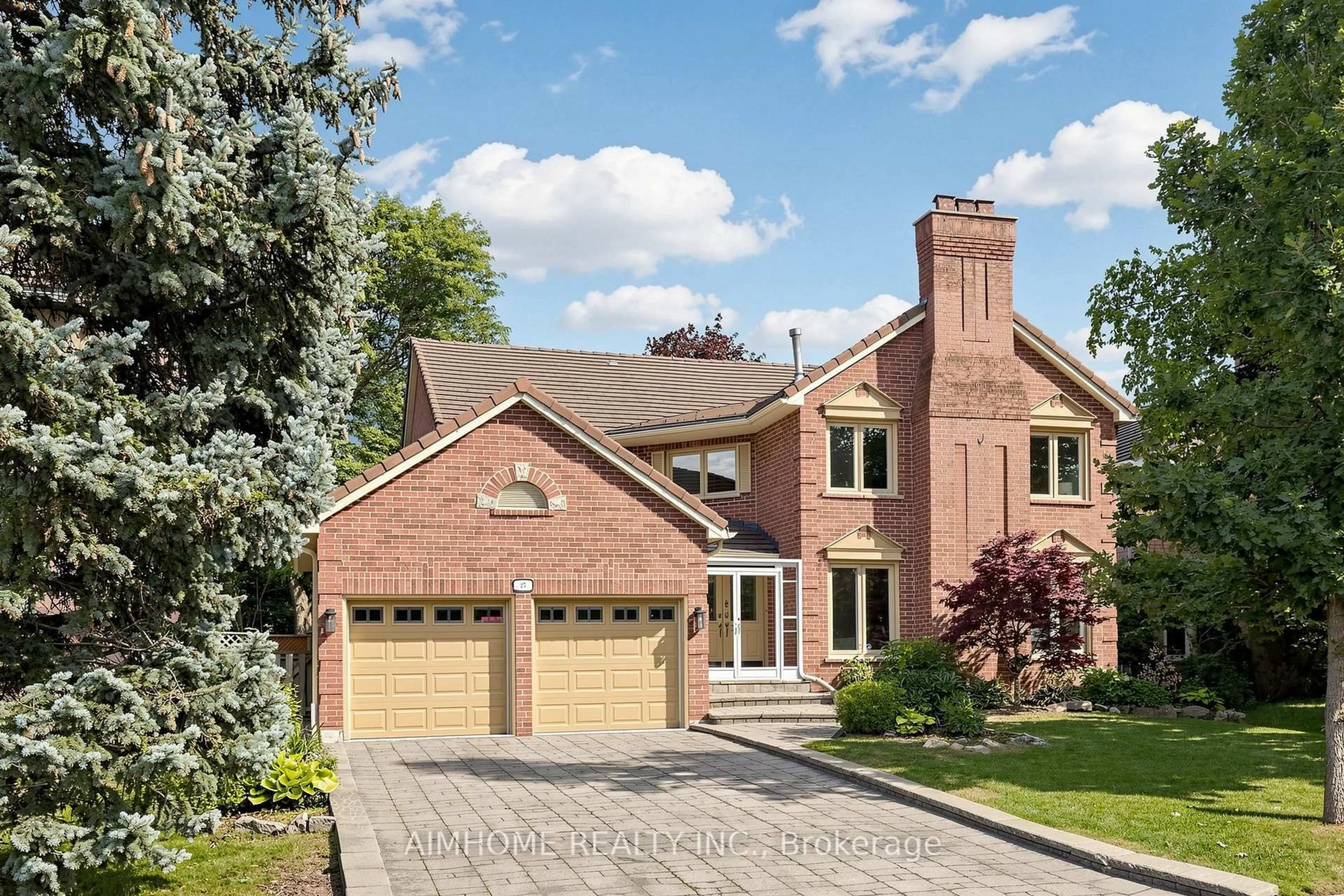 Home with brick exterior material, street for 27 Melchior Cres, Markham Ontario L3R 9A5