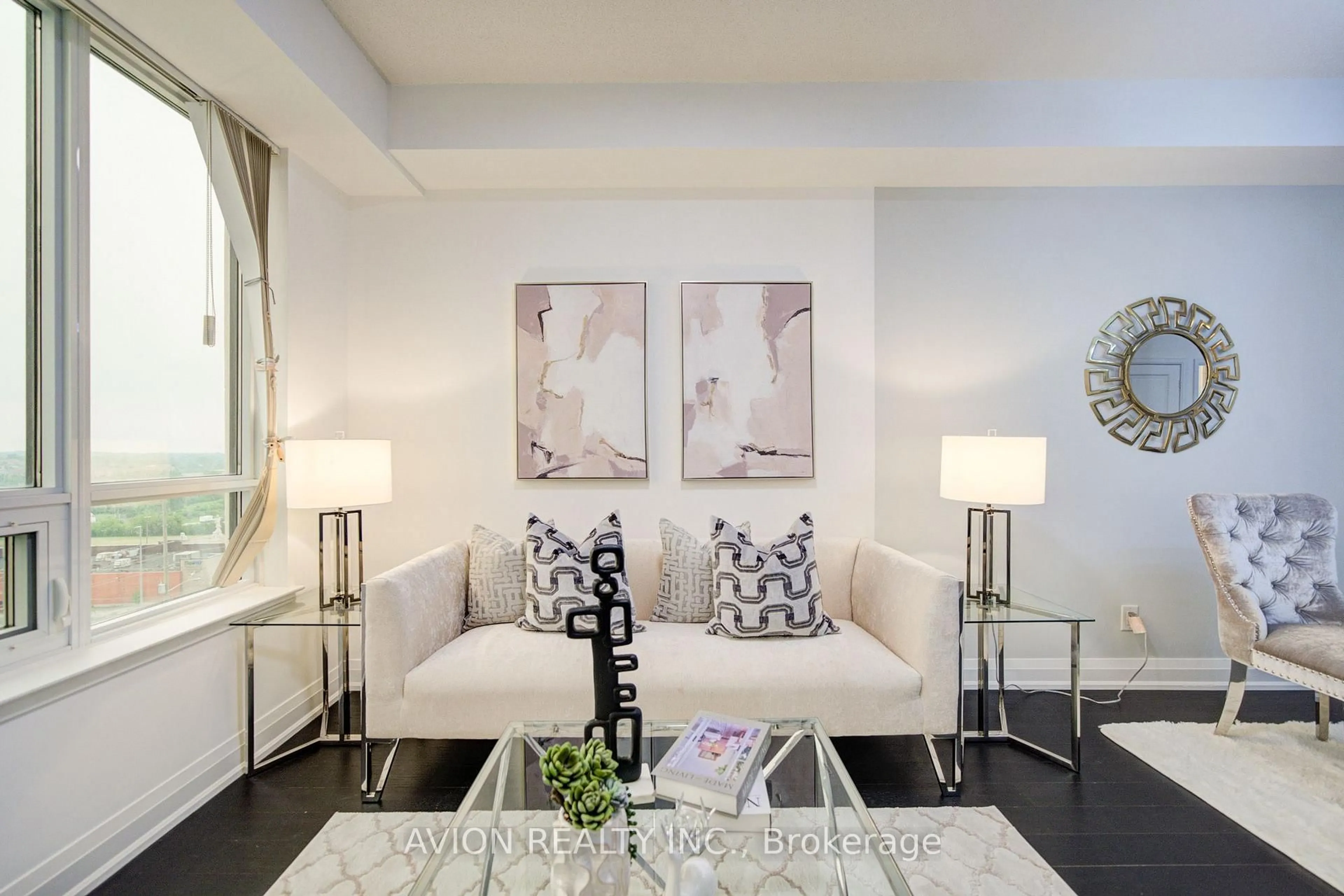 Living room with furniture, unknown for 9582 Markham Rd #907, Markham Ontario L6E 0T4