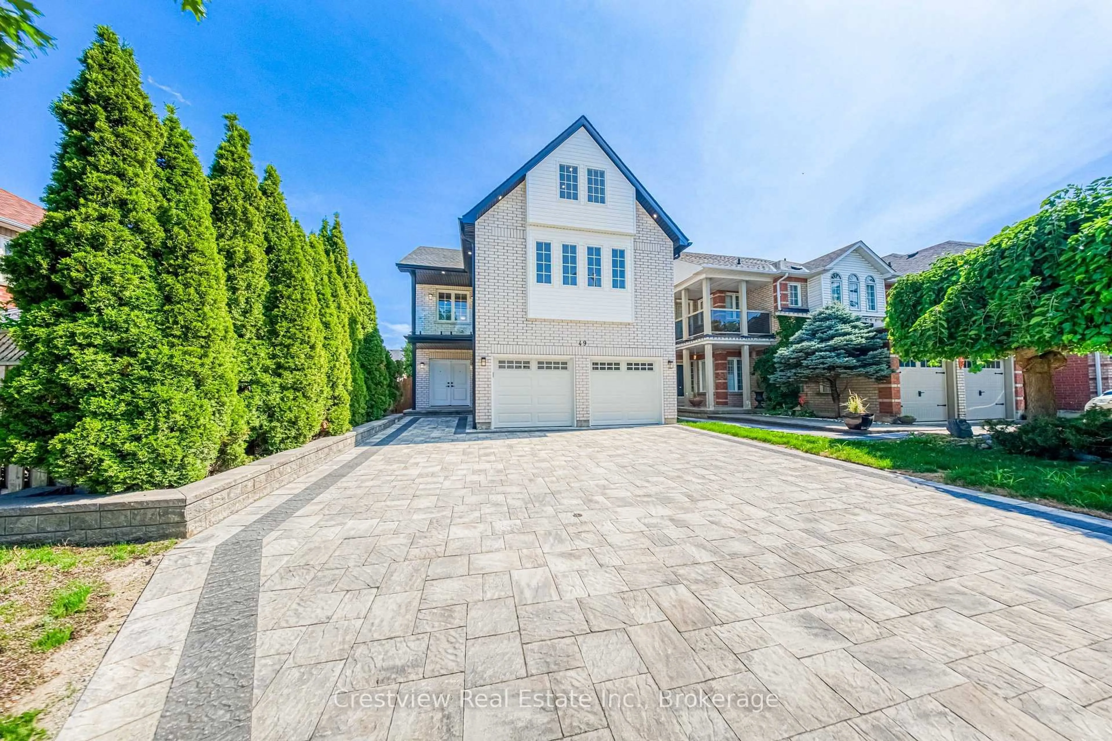Home with brick exterior material, street for 49 Sandham Cres, Markham Ontario L3S 3M2