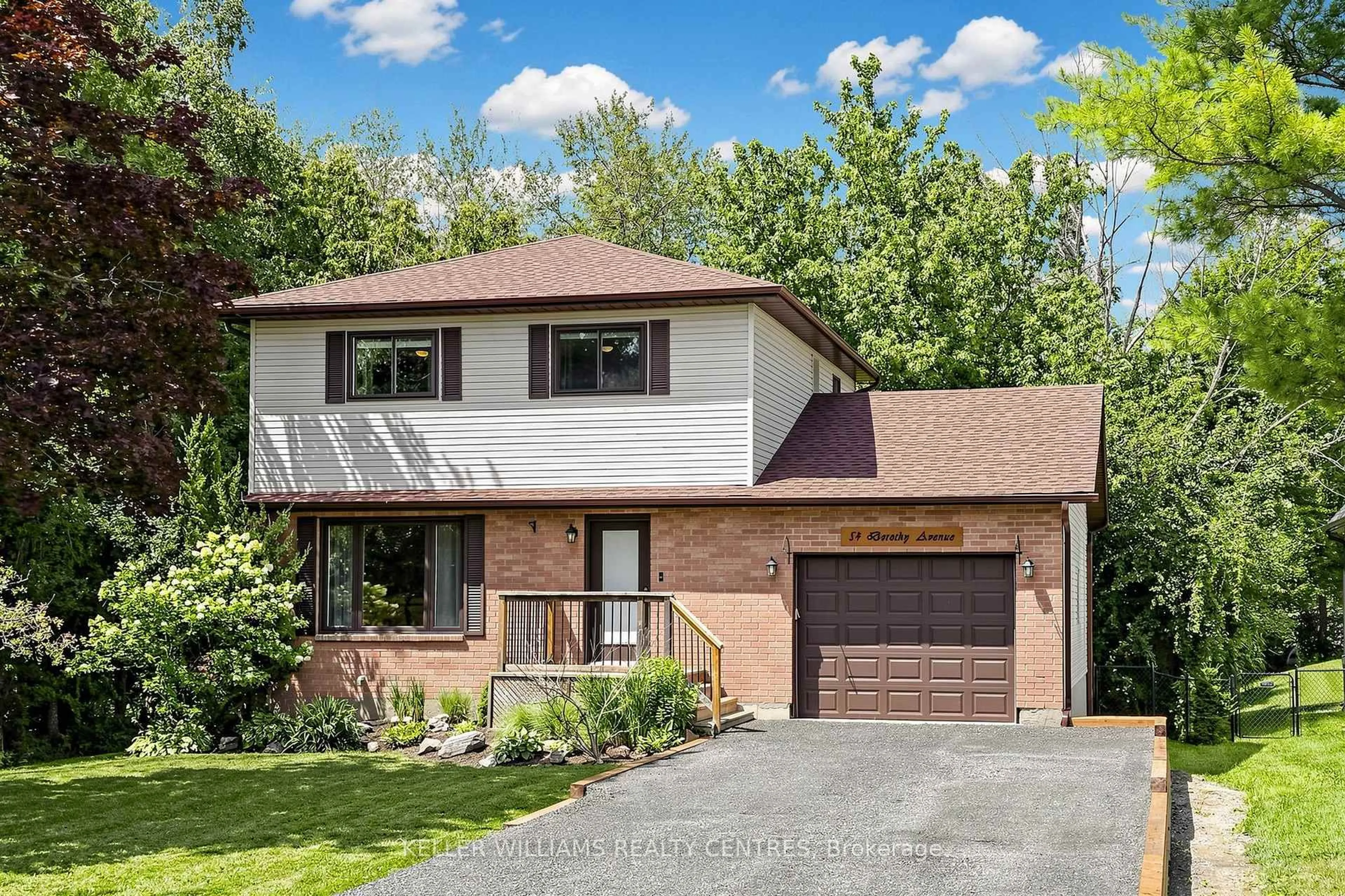 Home with brick exterior material, street for 54 Dorothy Ave, Georgina Ontario L0E 1R0