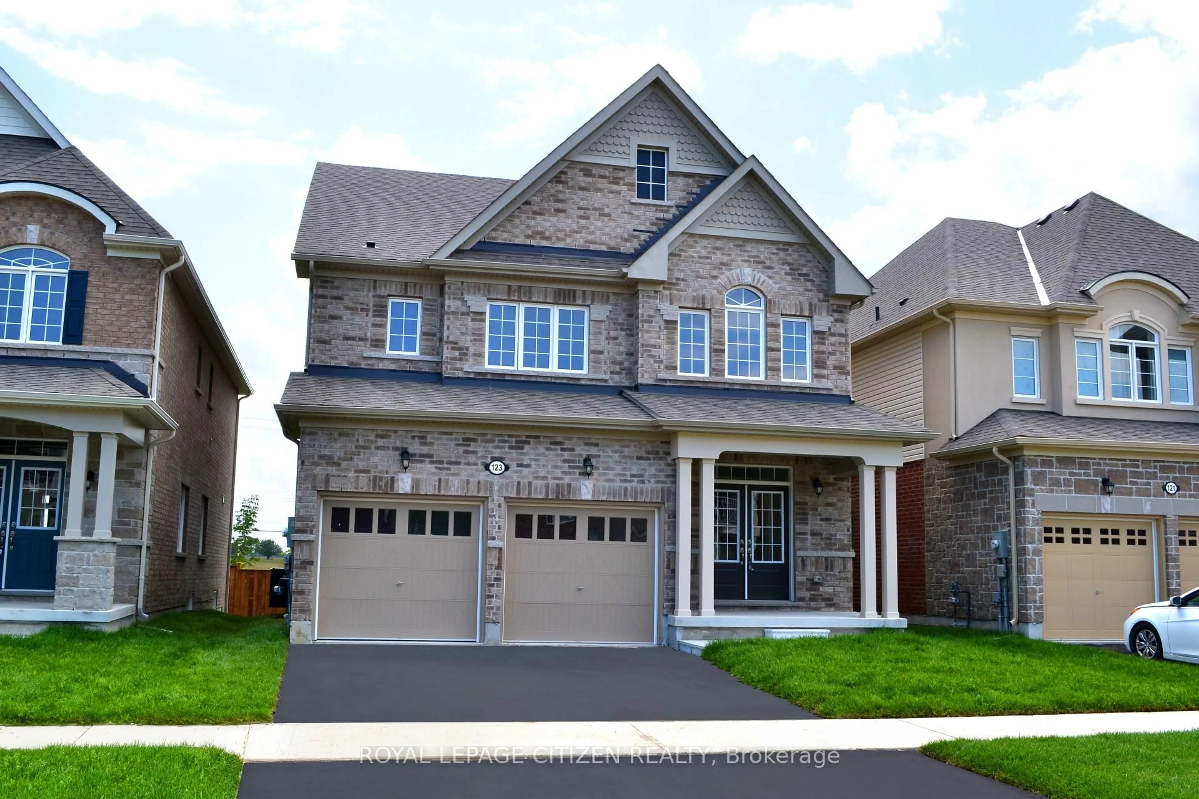 Home with brick exterior material, street for 123 Cliff Thompson Cres, Georgina Ontario L0E 1R0