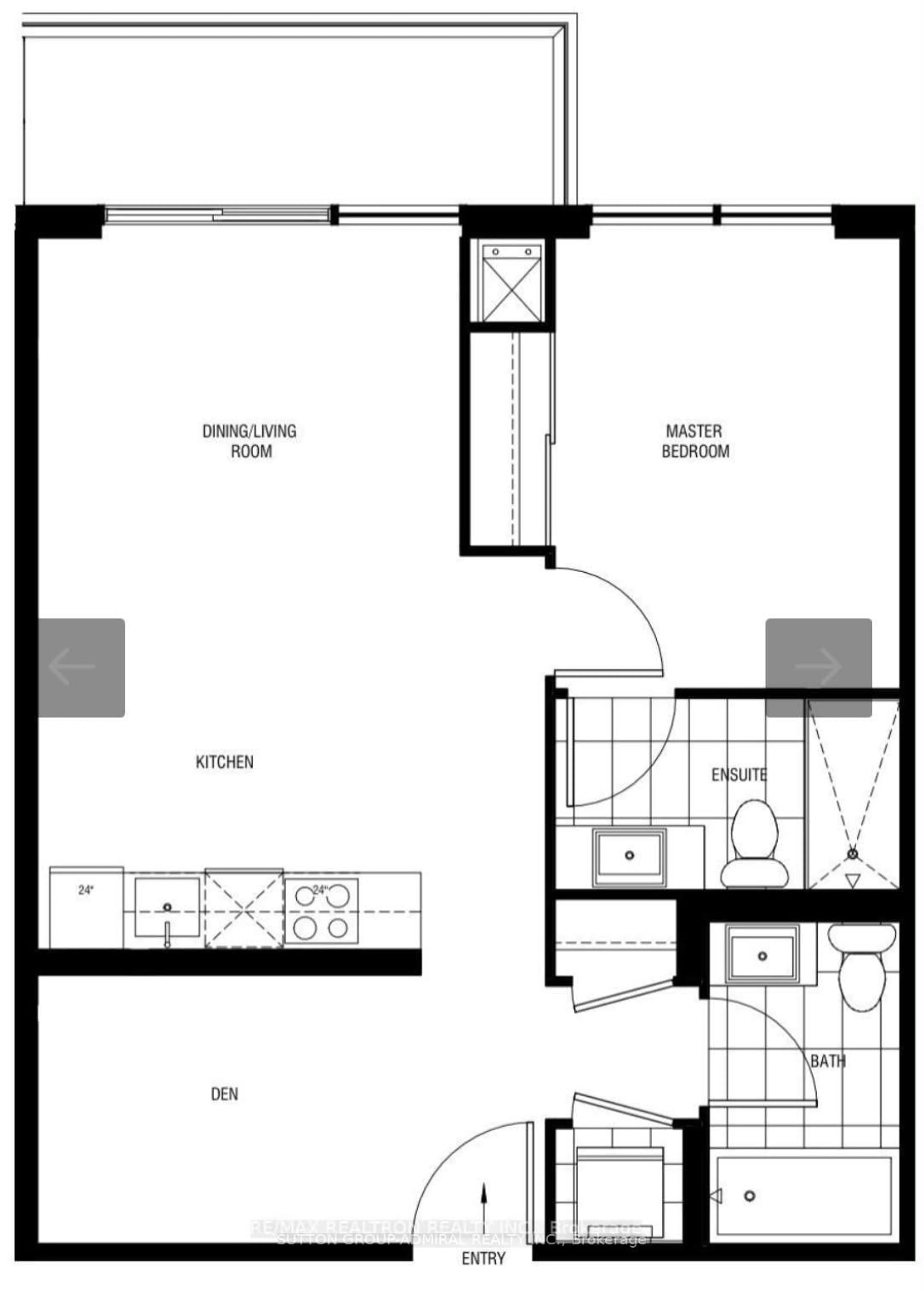Floor plan for 10 Gatineau Dr #913, Vaughan Ontario L4J 0L2