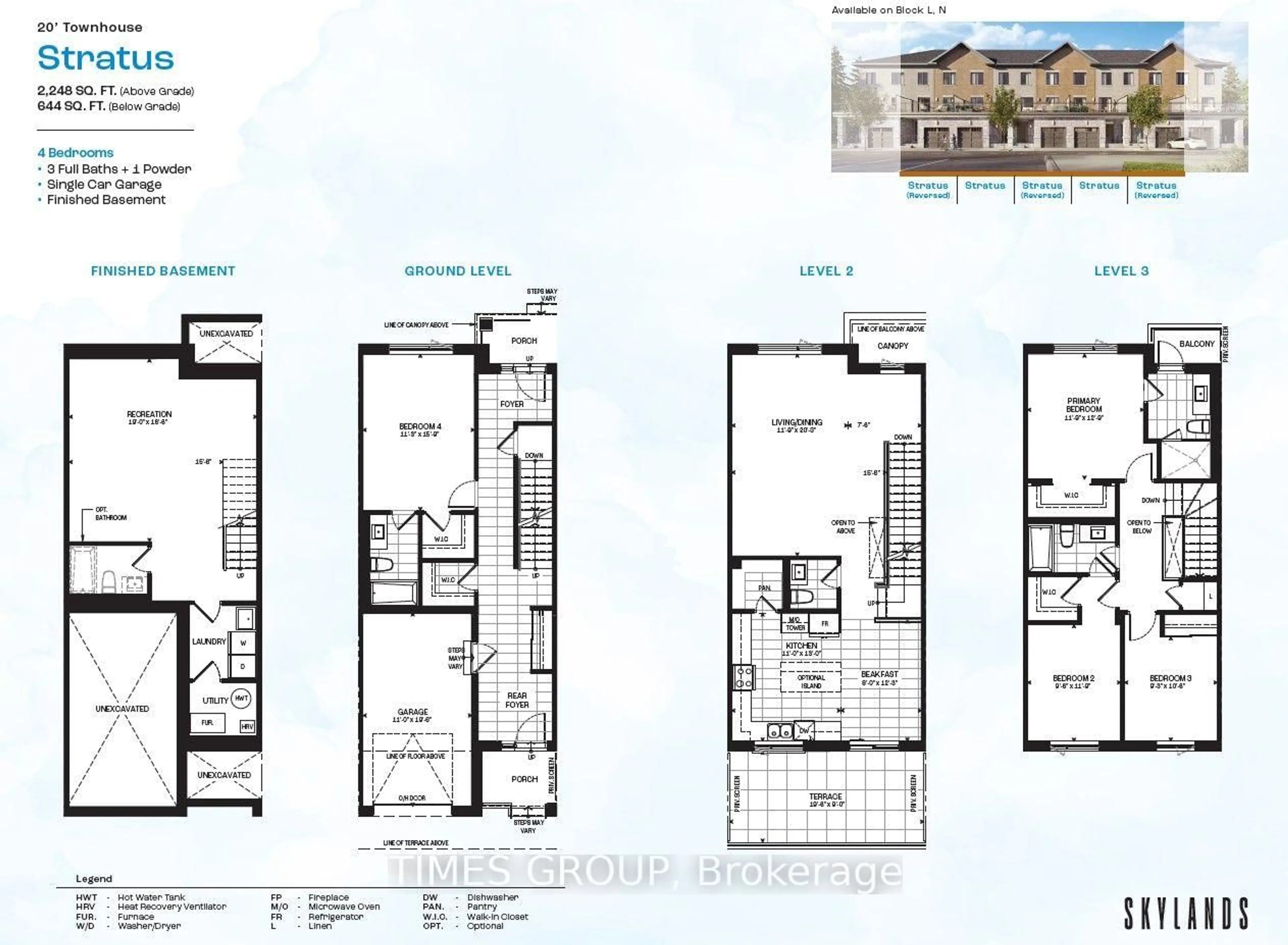 Floor plan for 30 Carlow Lane, Richmond Hill Ontario L4S 1N3