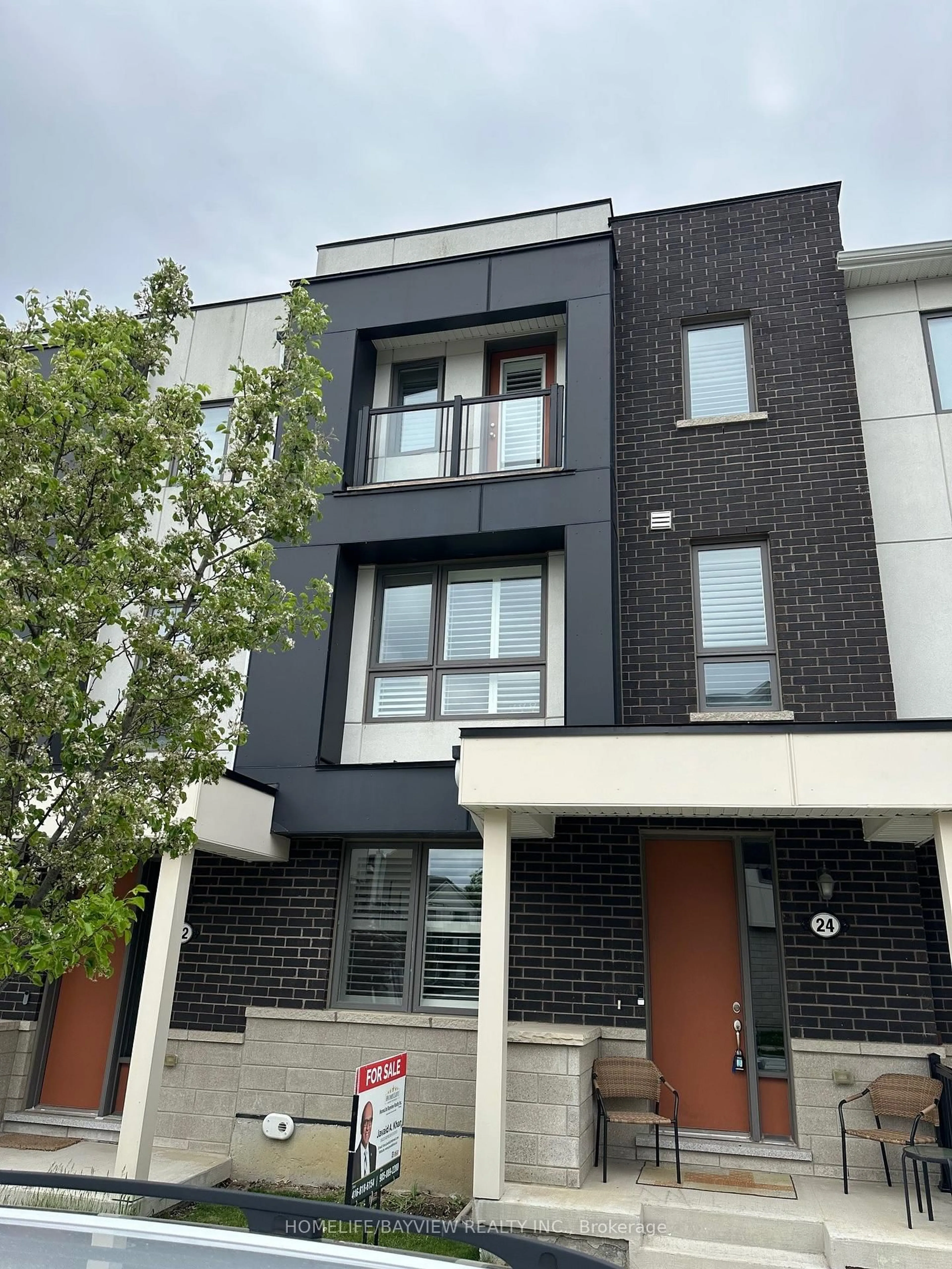 Home with brick exterior material, street for 24 George Patton Ave, Markham Ontario L6B 1M7