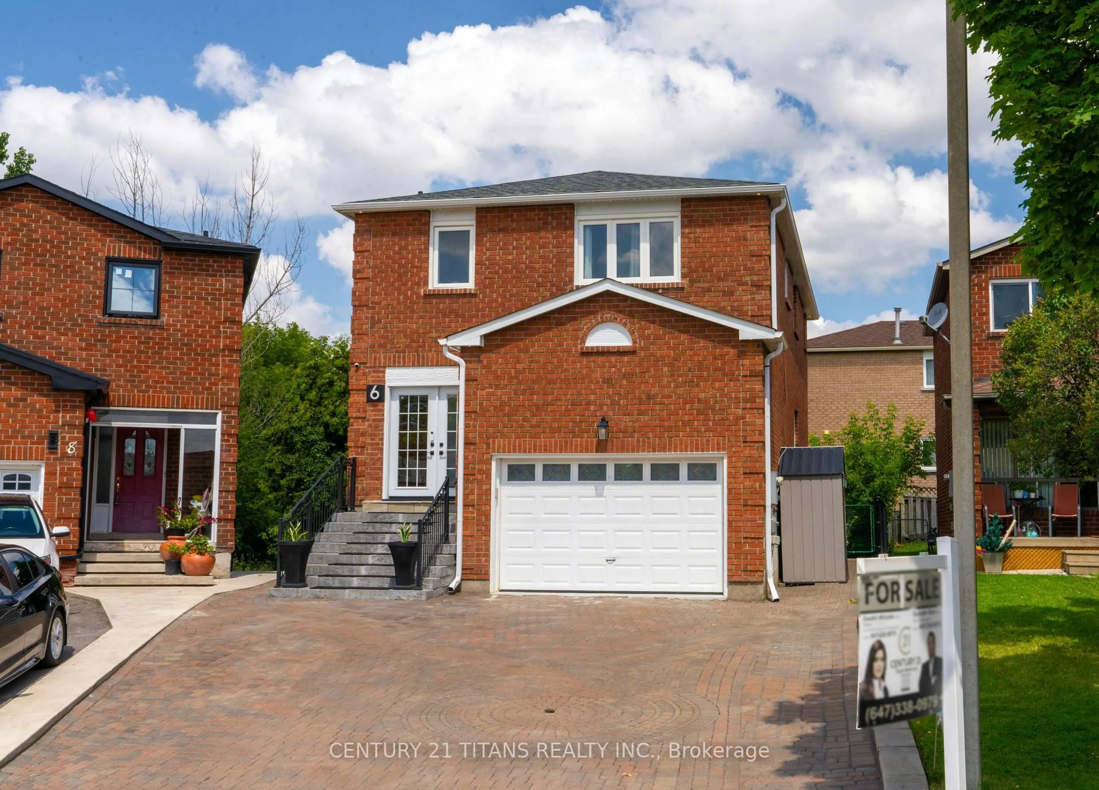 Home with brick exterior material, street for 6 Blossom Crt, Vaughan Ontario L4L 6S9