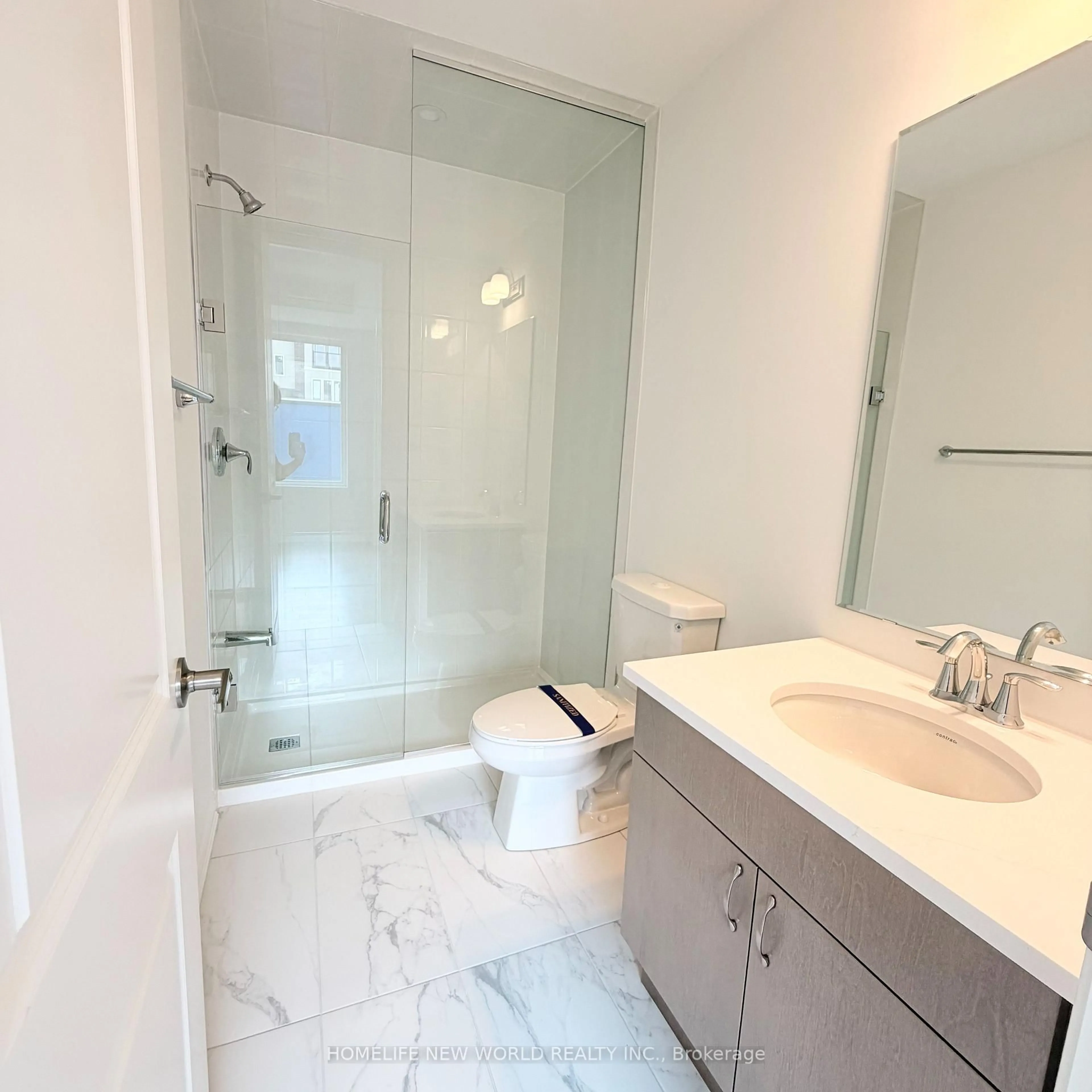 Contemporary bathroom, ceramic/tile floor for 312 Stony Hill Blvd, Markham Ontario L6C 3M3