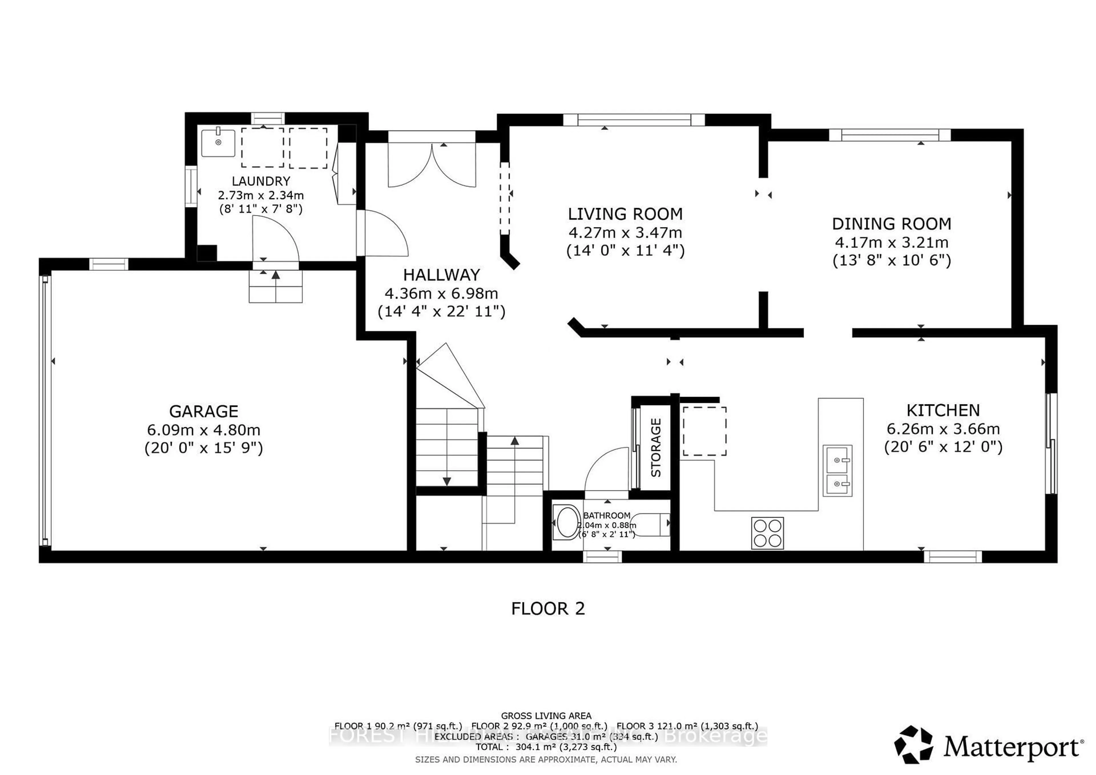 Floor plan for 2 Ludford Dr, Richmond Hill Ontario L4B 4H6
