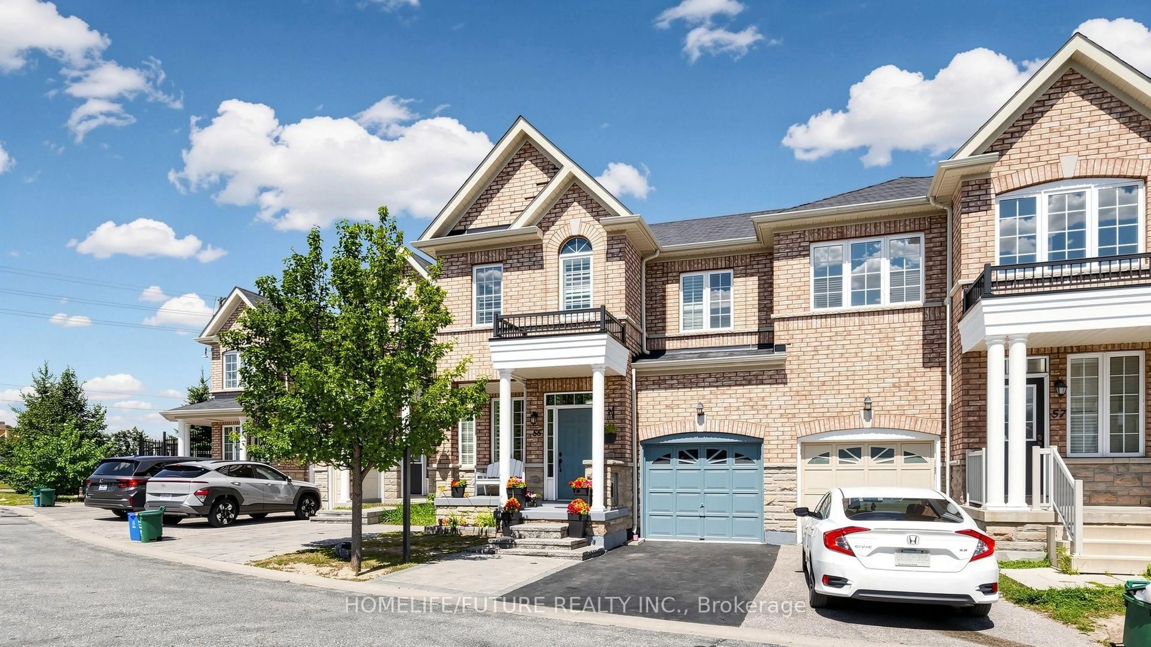 Home with brick exterior material, street for 55 Jackson Eli Way, Markham Ontario L3S 0C4