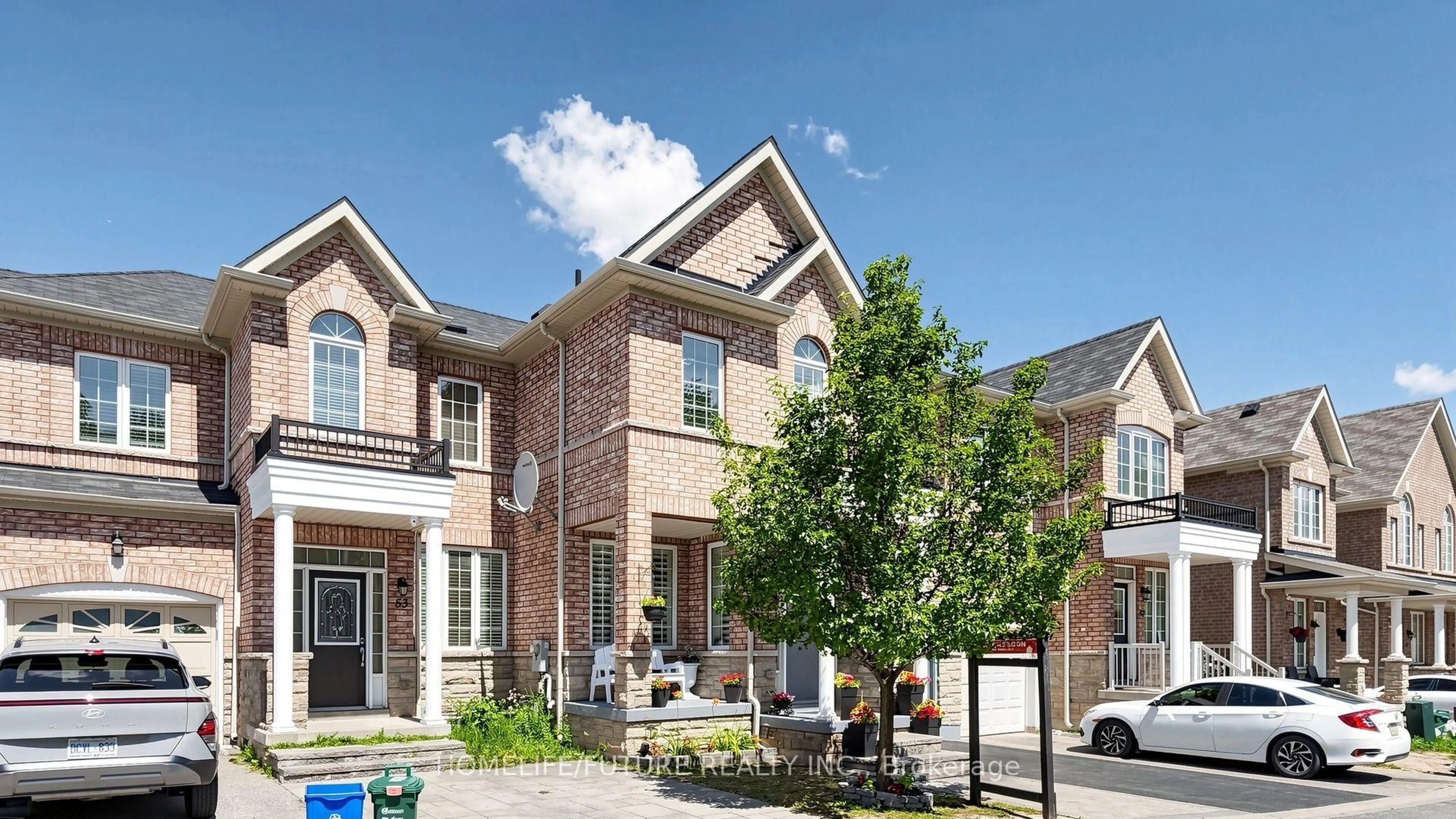 Home with brick exterior material, street for 55 Jackson Eli Way, Markham Ontario L3S 0C4