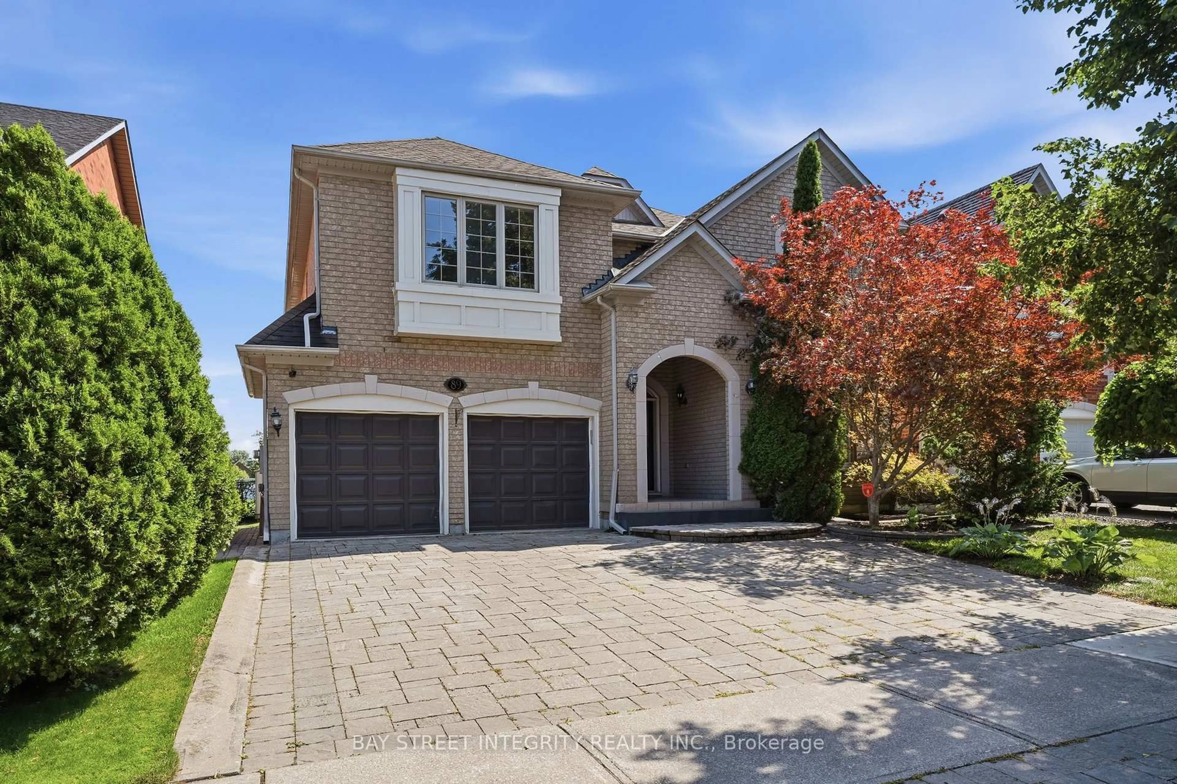 Home with brick exterior material, street for 89 Promelia Crt, Markham Ontario L3S 3S4