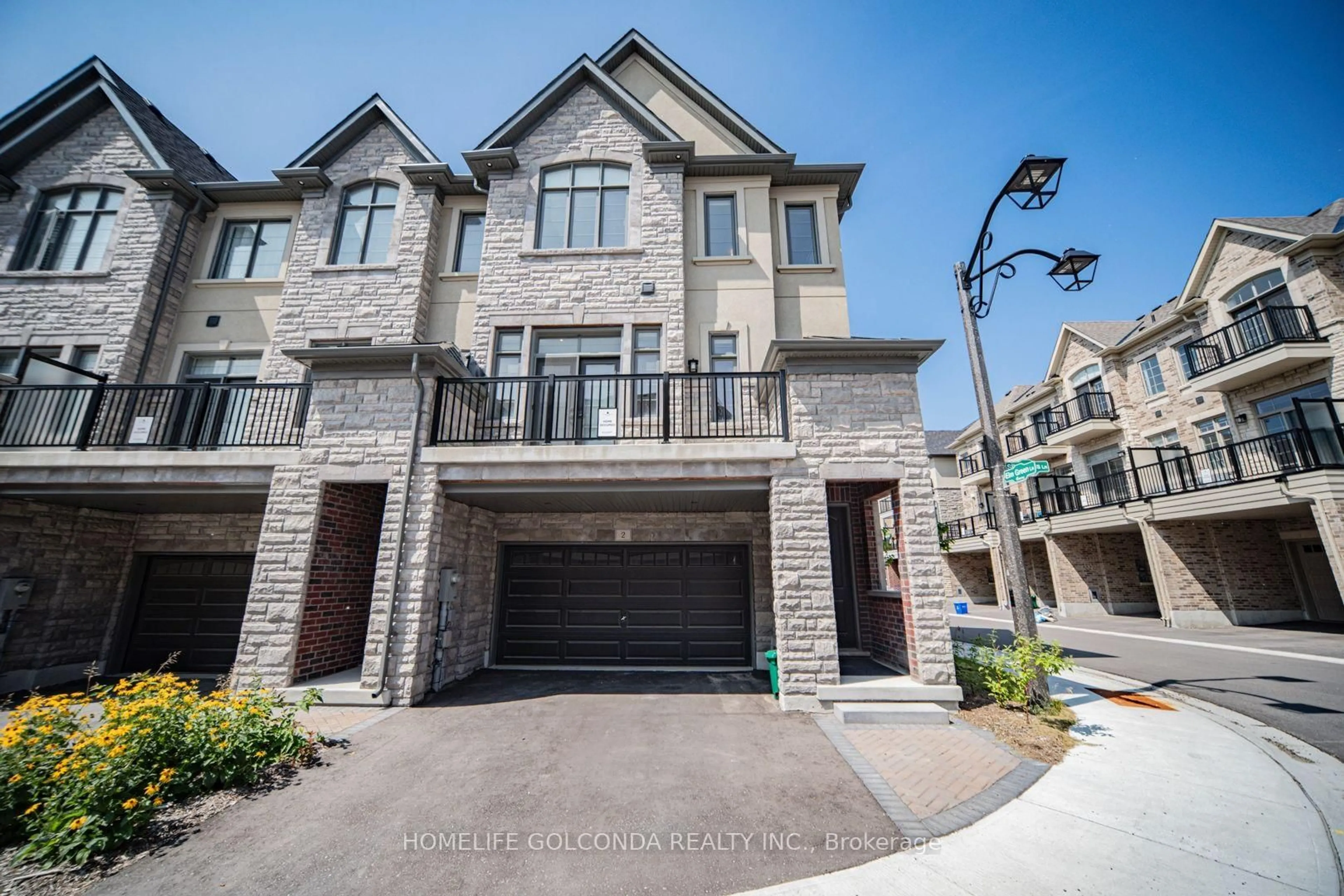 Home with brick exterior material, street for 2 Silvermills Lane, Markham Ontario L6C 3L5